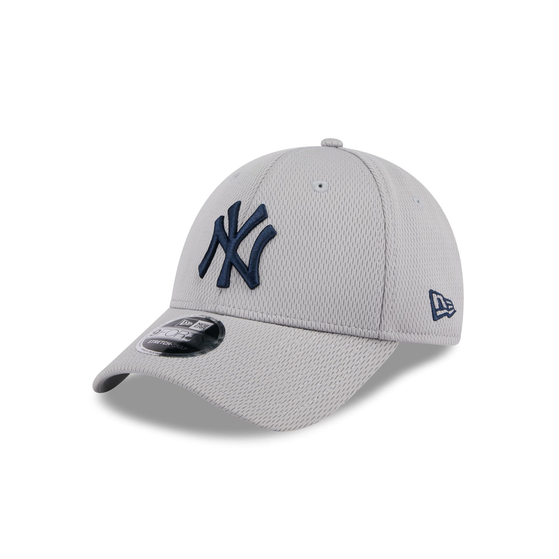 New York Yankees Gray 9FORTY Stretch-Snap Hat – New Era Cap