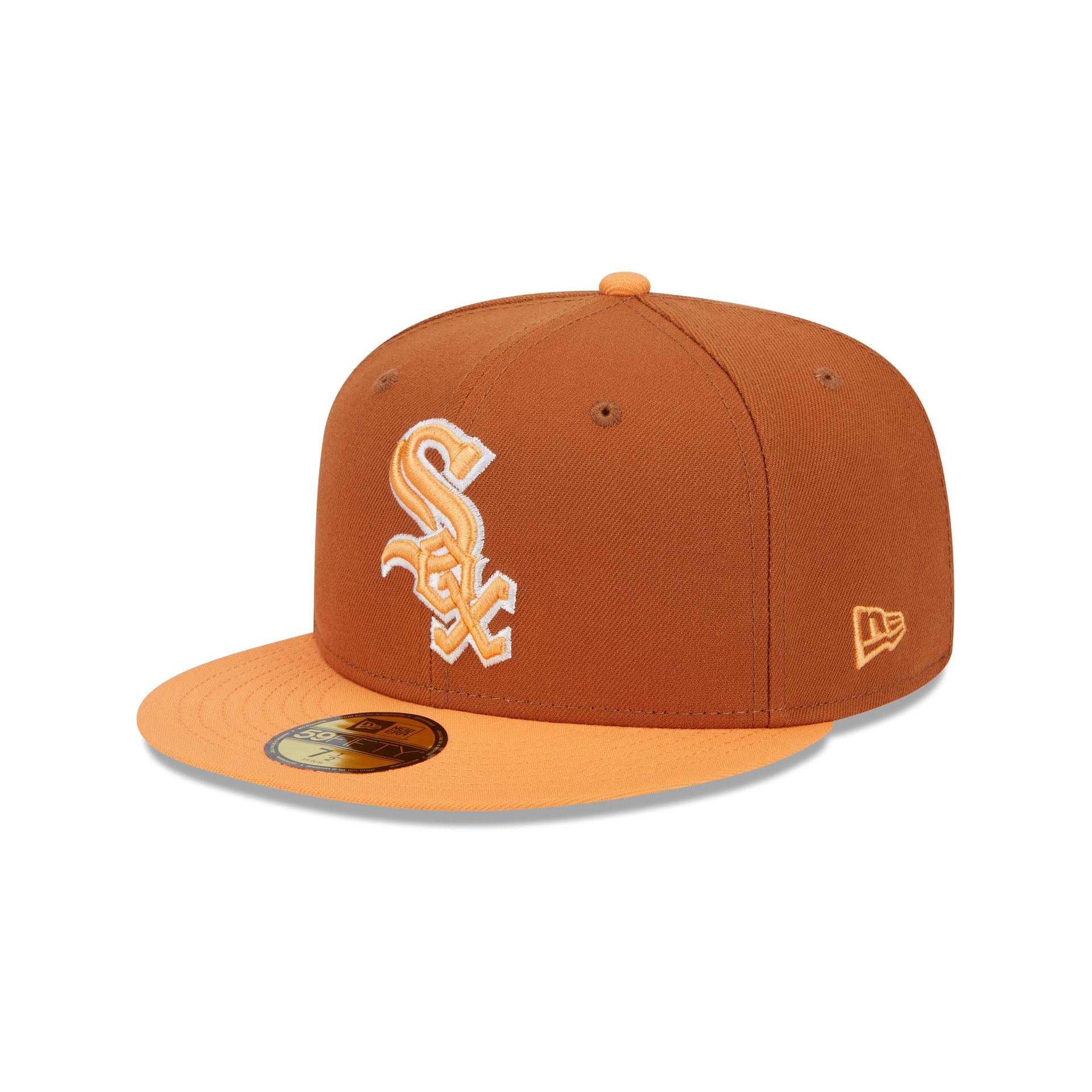 Men's Cleveland Indians New Era Brown Color Pack 59FIFTY Fitted Hat