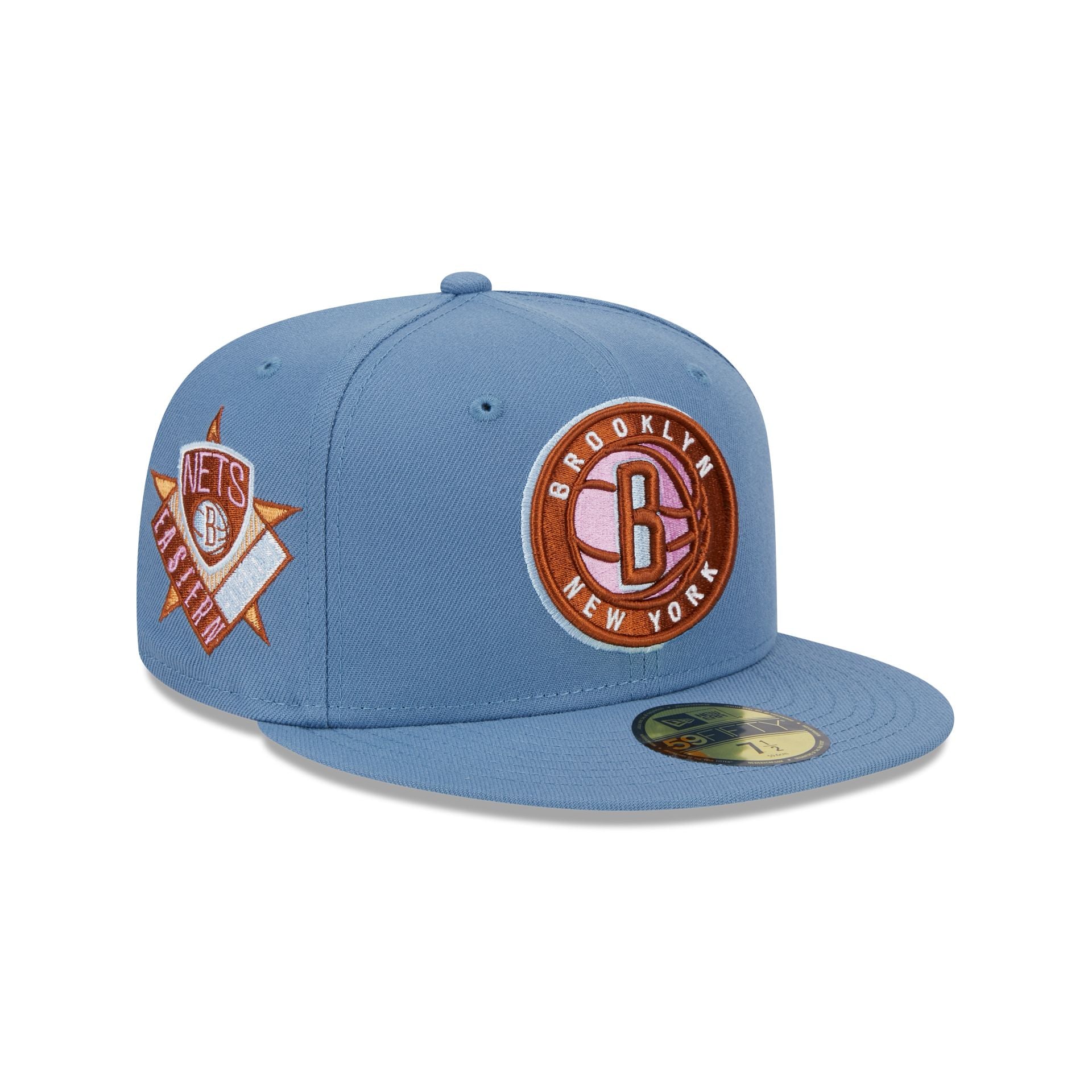 Brooklyn Nets Color Pack Faded Blue 59FIFTY Fitted Hat