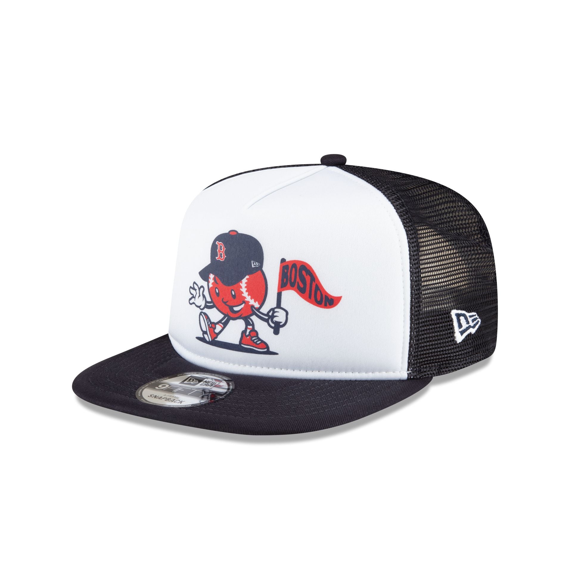 Boston Red Sox Court Sport 9FIFTY A-Frame Trucker Hat – New Era Cap