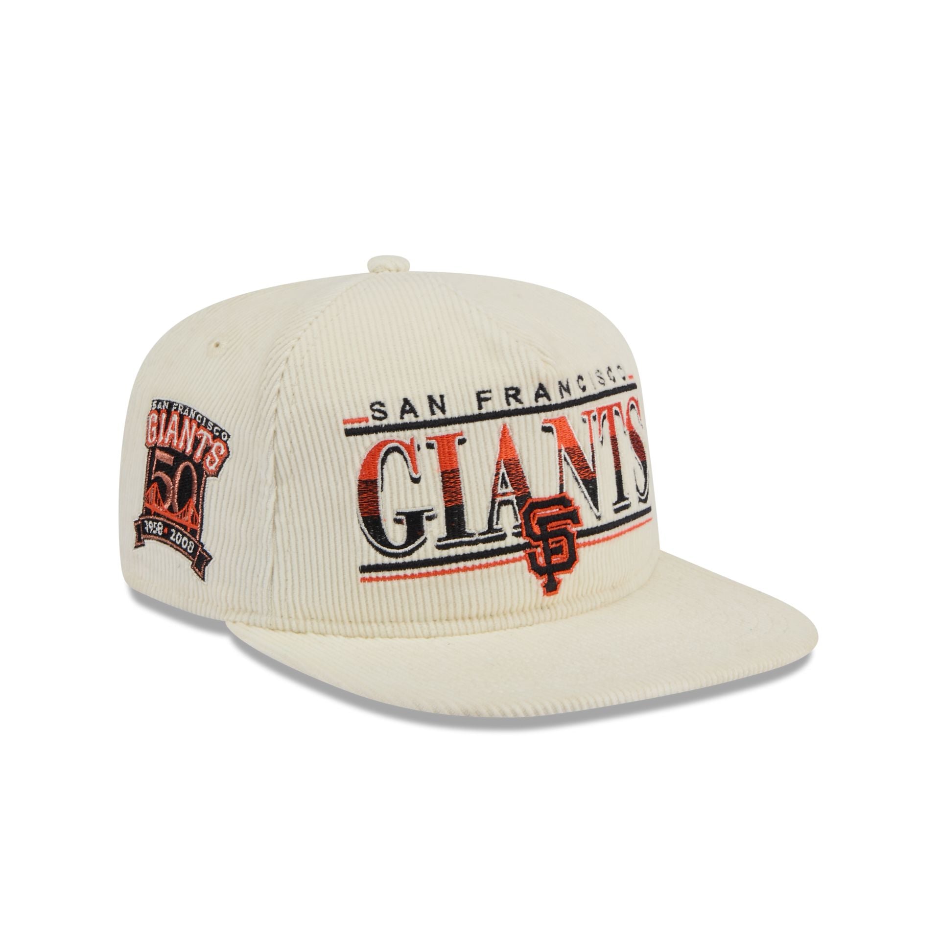 San Francisco Giants Throwback Corduroy Golfer Hat New Era Cap