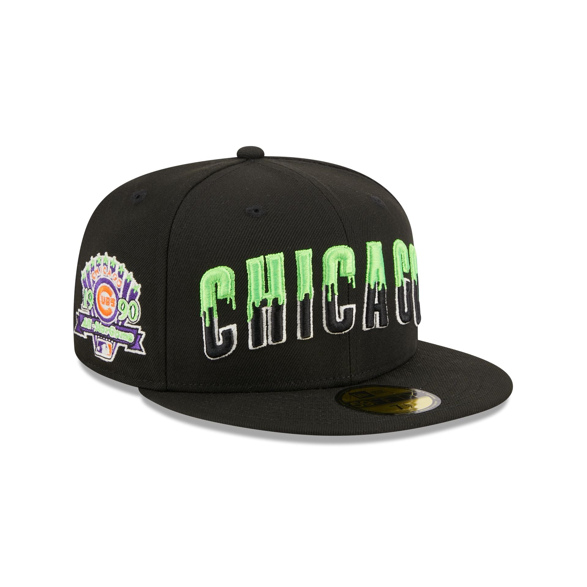 Atlanta Braves Slime Drip 59FIFTY Fitted Hat
