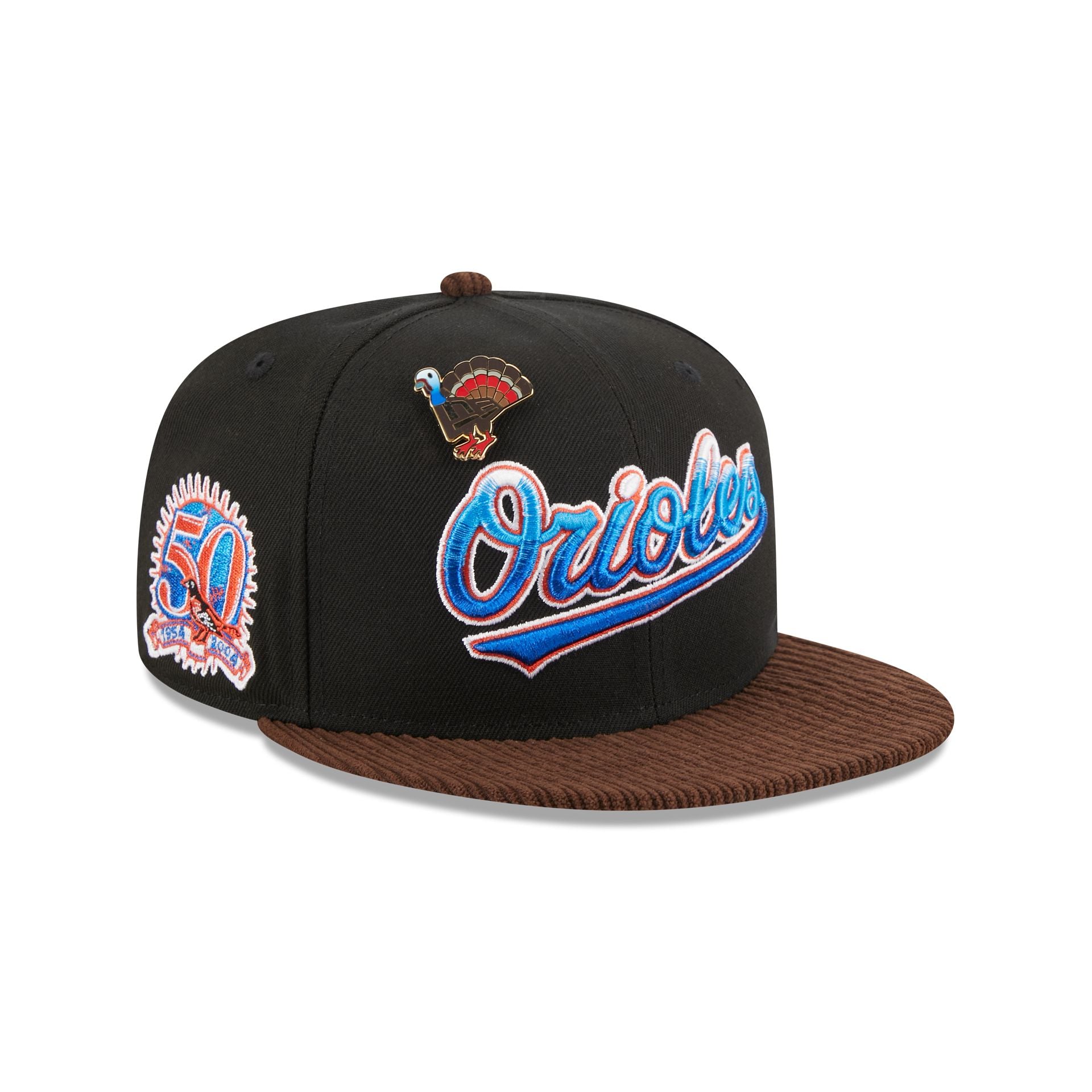 Atlanta Braves Feathered Cord 59FIFTY Fitted Hat – New Era Cap