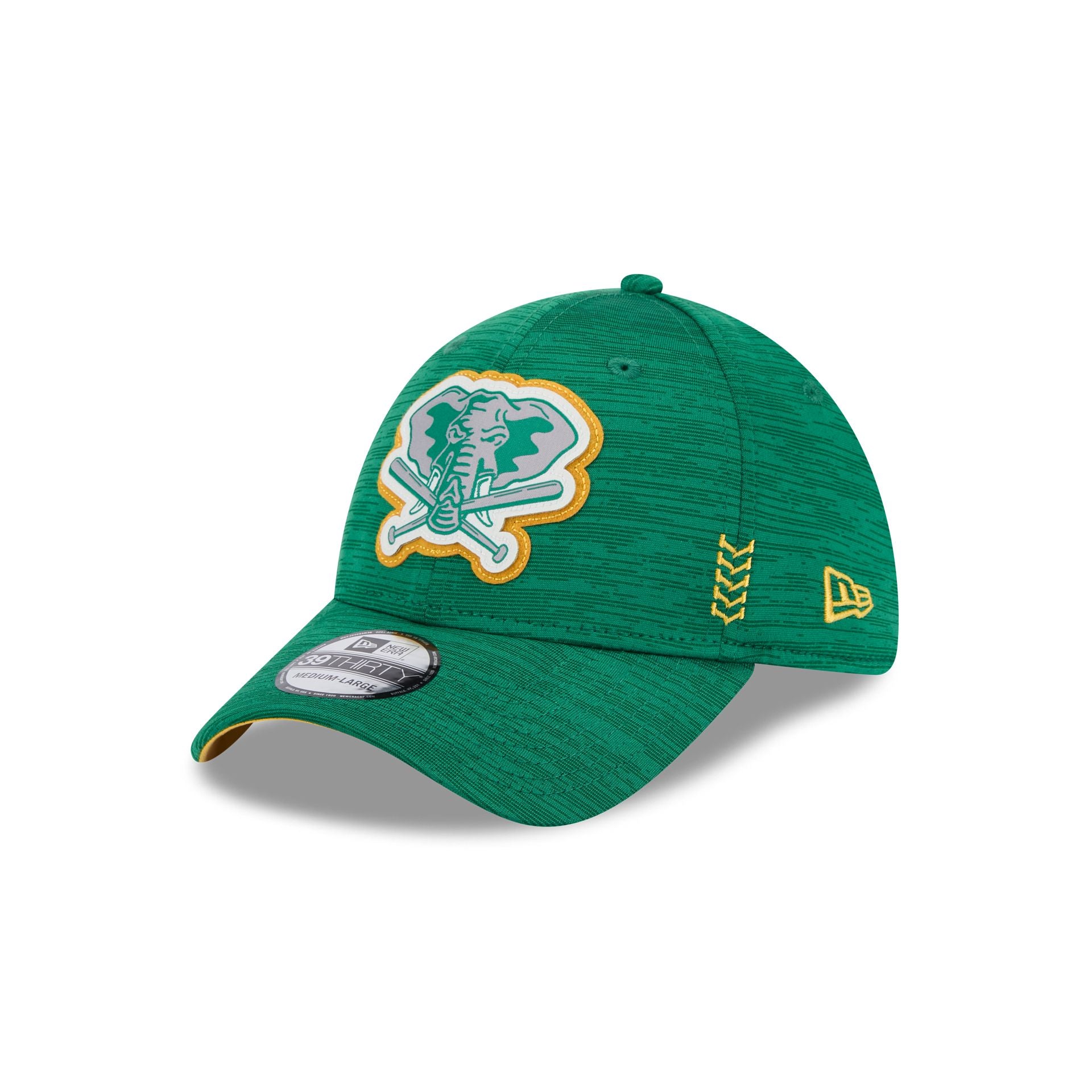 Oakland Athletics 2024 Clubhouse 39THIRTY Stretch Fit Hat New Era Cap
