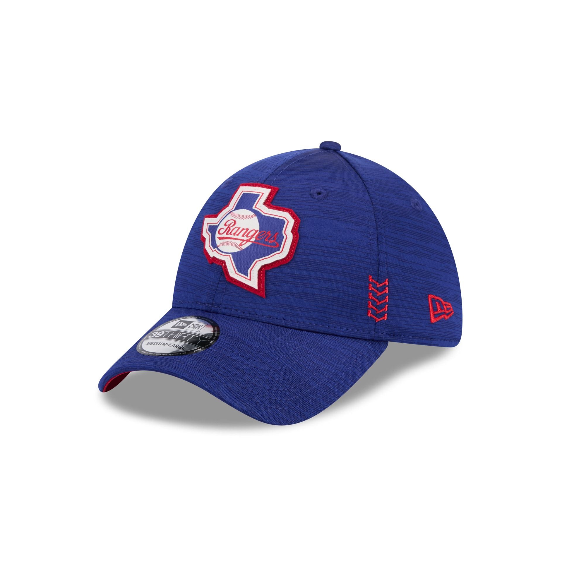 Texas Rangers 2024 Clubhouse 39THIRTY Stretch Fit New Era Cap