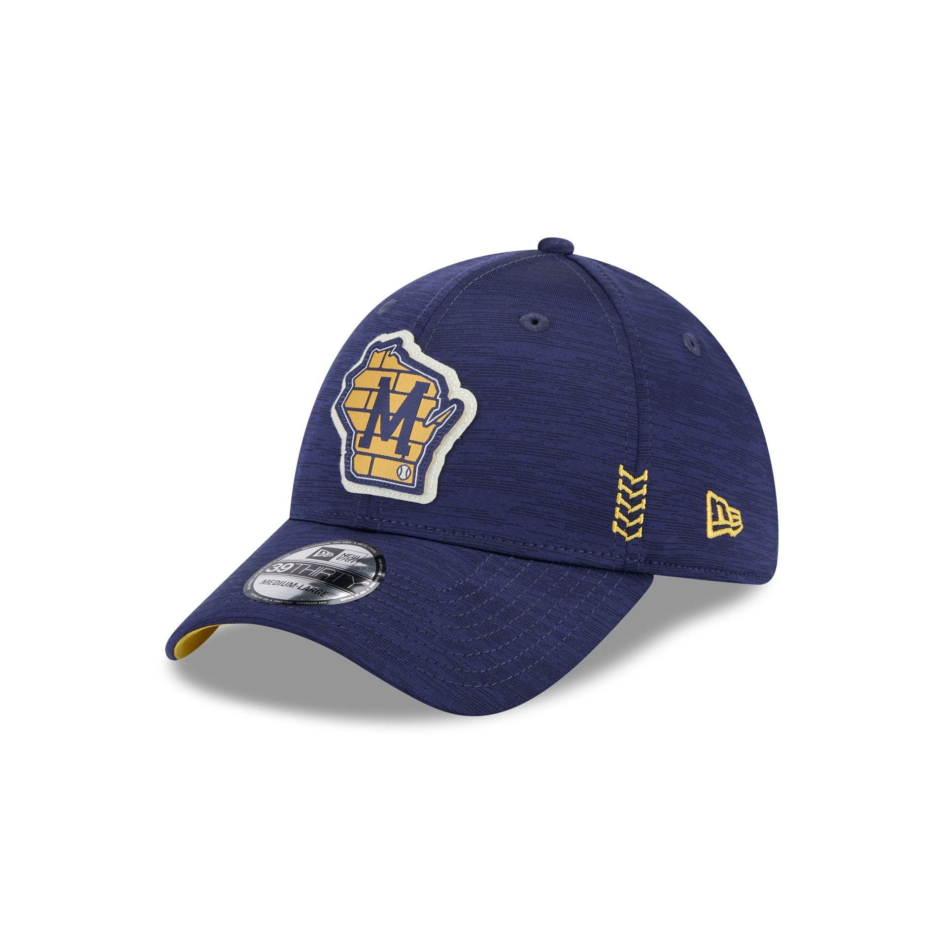 Milwaukee Brewers 2024 Clubhouse 39THIRTY Stretch Fit Hat New Era Cap