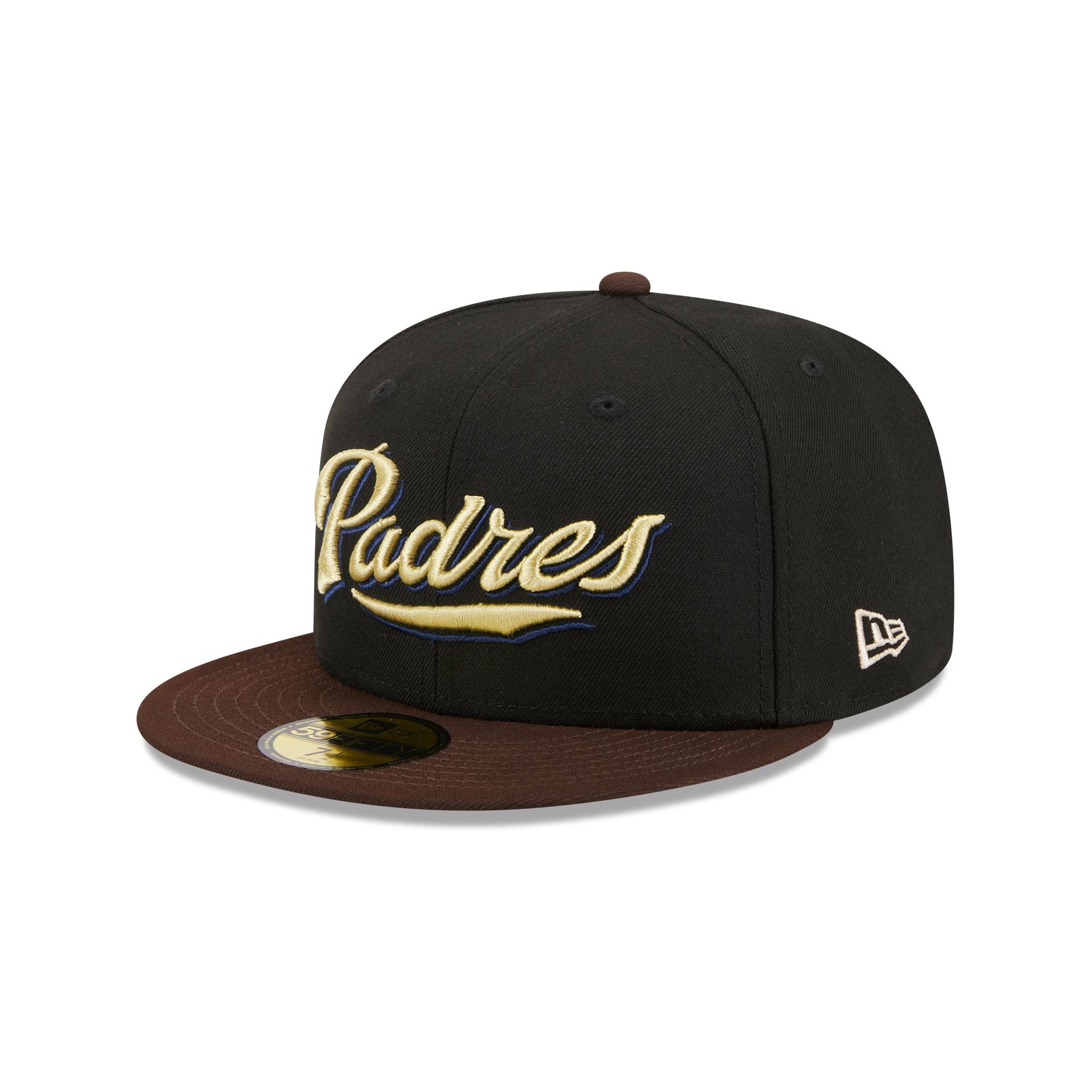 New Era / Men's San Diego Padres 59Fifty Game Dark Brown Game Fitted Hat