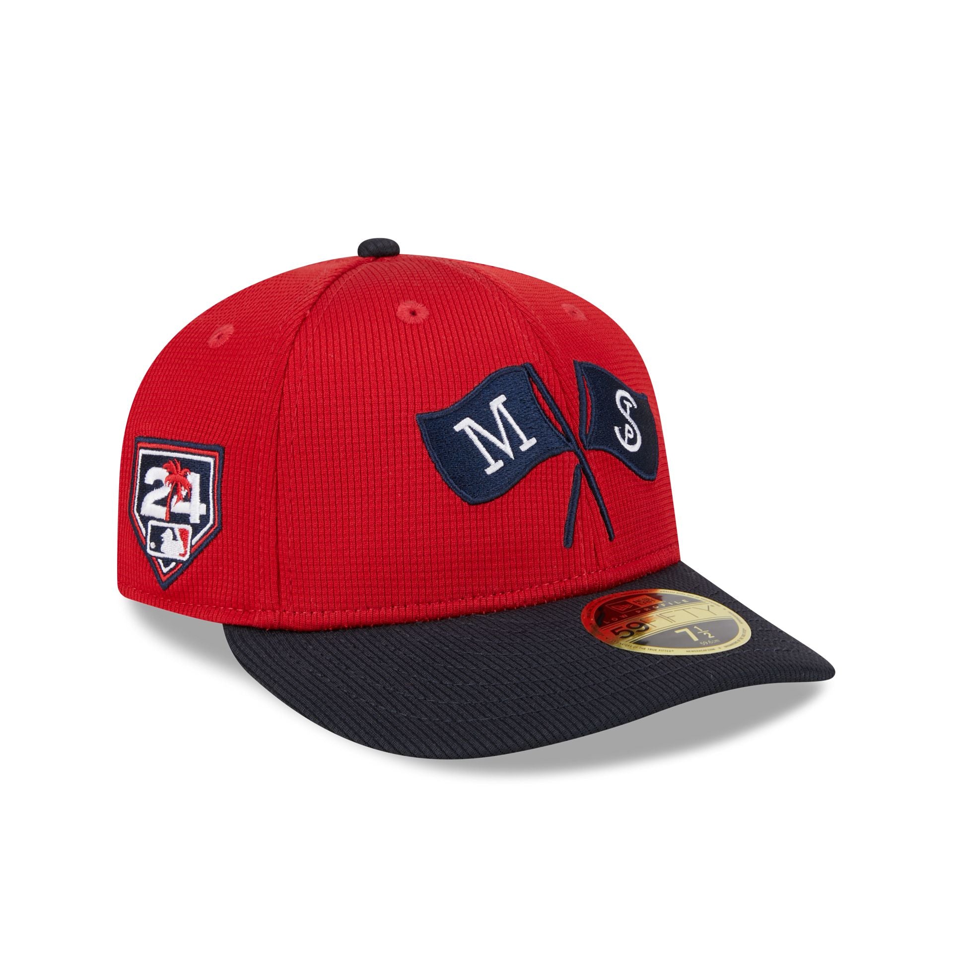 Men's New Era Navy Atlanta Braves Spring Training 9FIFTY Snapback Hat