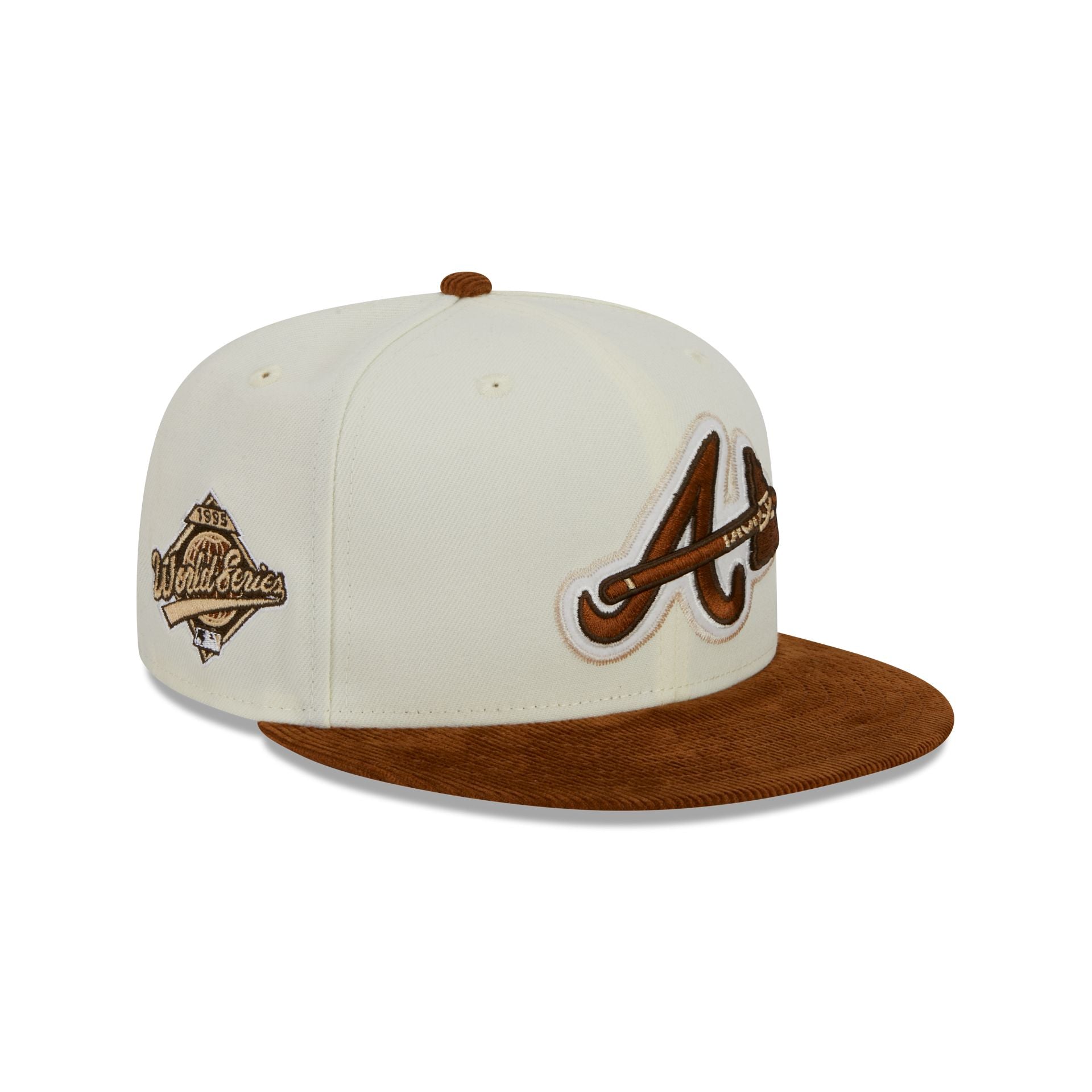 Atlanta Braves New Era White State 59FIFTY Fitted Hat