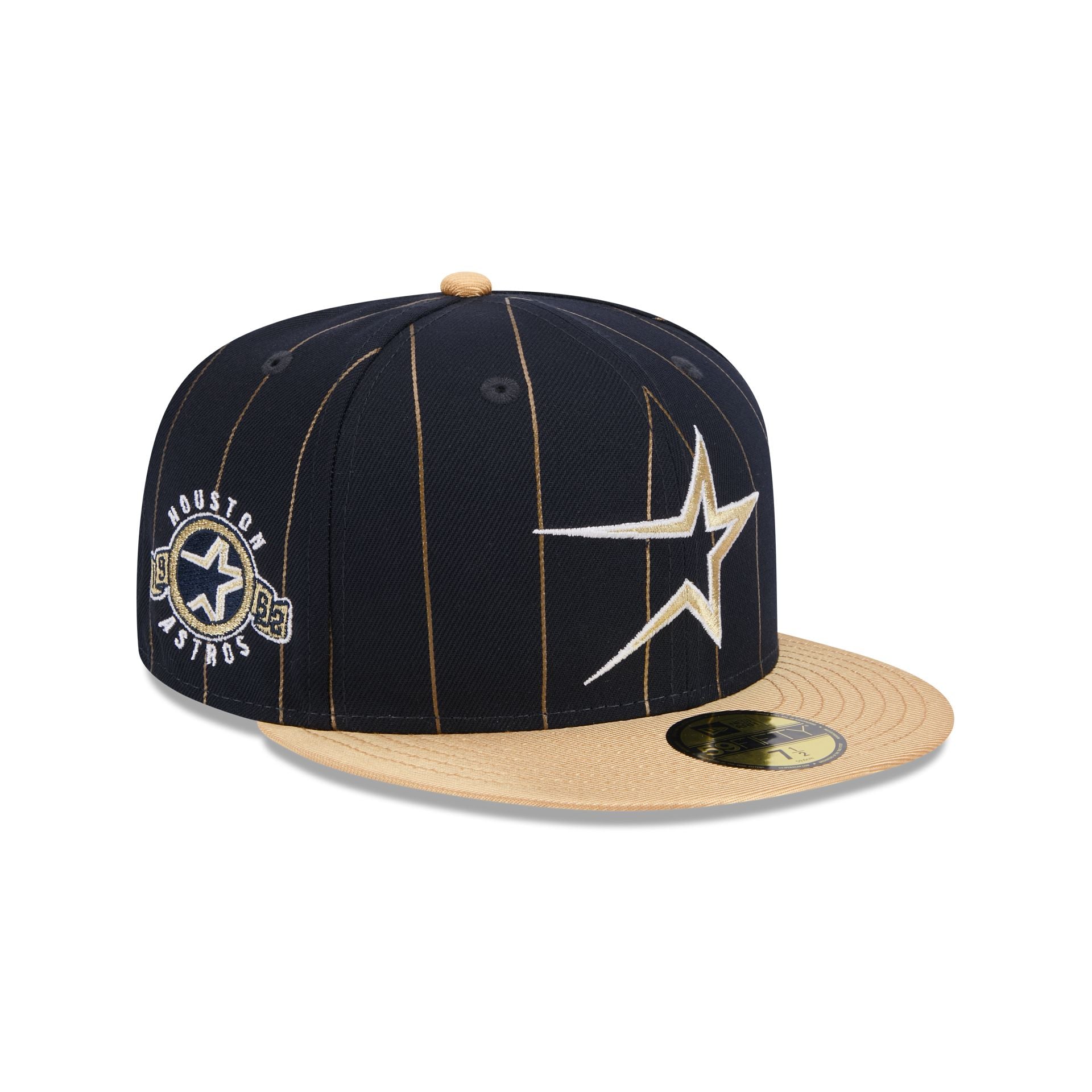 Houston Astros Throwback Pinstripe 59FIFTY Fitted Hat – New Era Cap