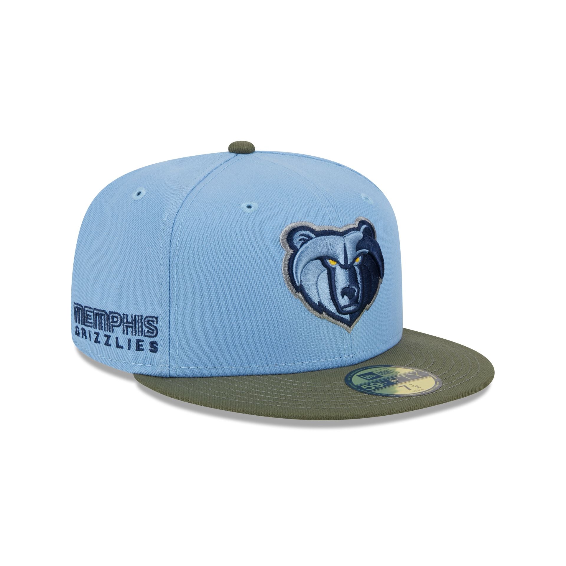 Brooklyn Nets Olive Visor 59FIFTY Fitted Hat – New Era Cap