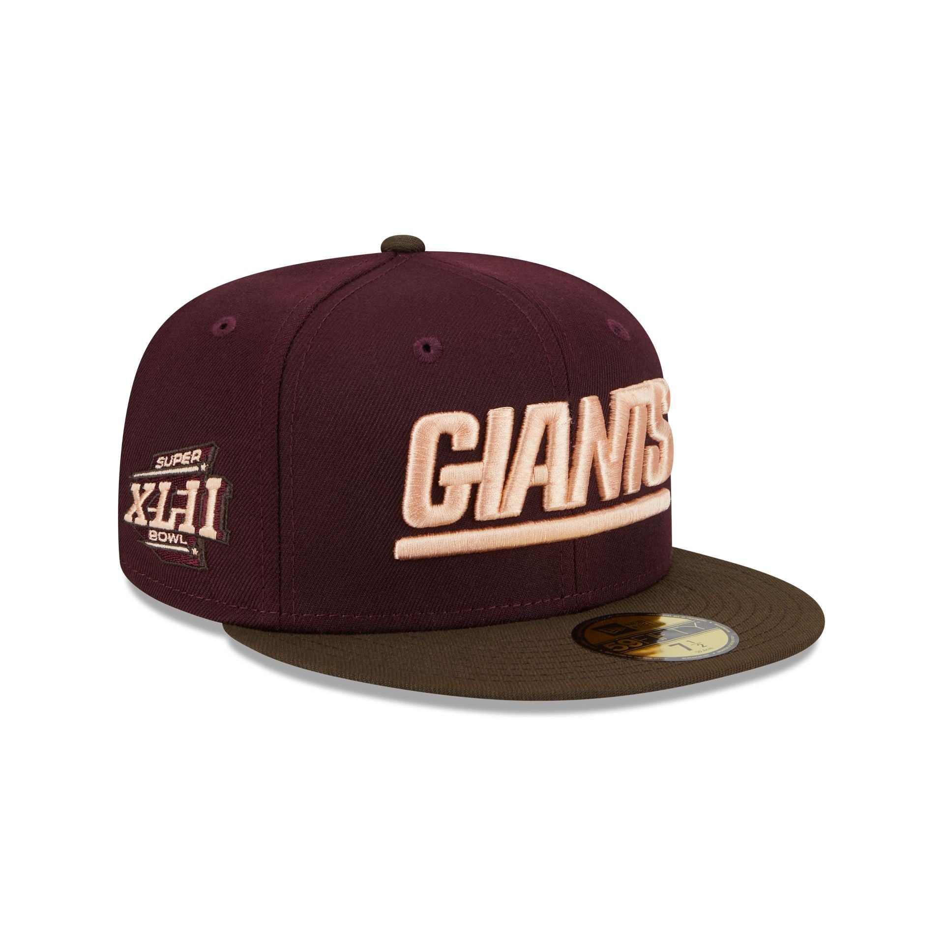New York Giants Size 7 3/4 fitted New Era cap