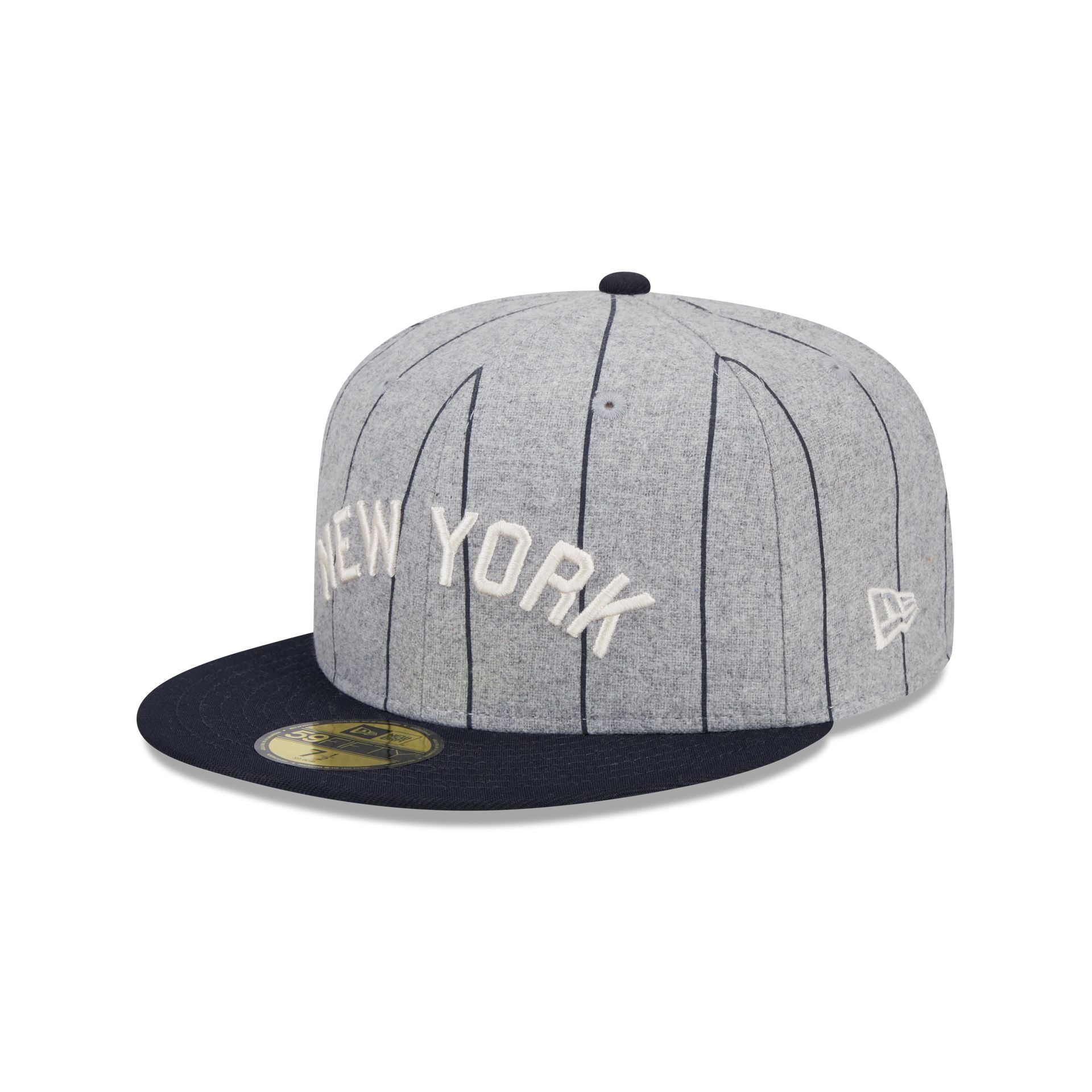 New York Yankees Heather Pinstripe New Era 59FIFTY Lifestyle Fitted 7