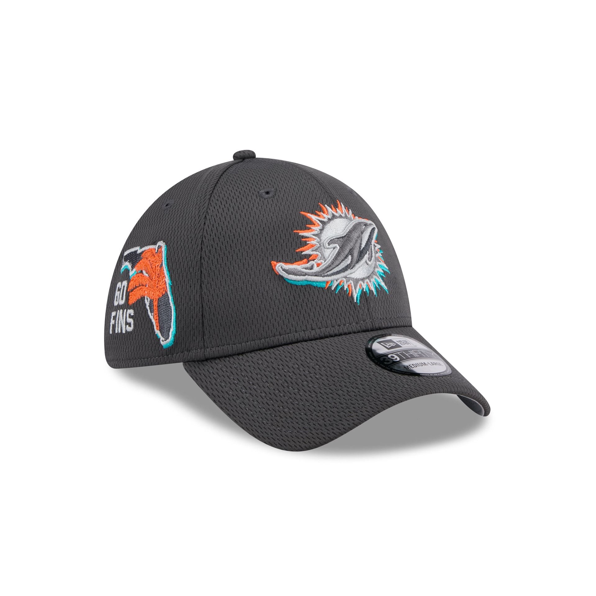 NFL Miami Dolphins Fitted Hat/Cap by New Era 59Fifty Size 7 1/8, 56.8 cm