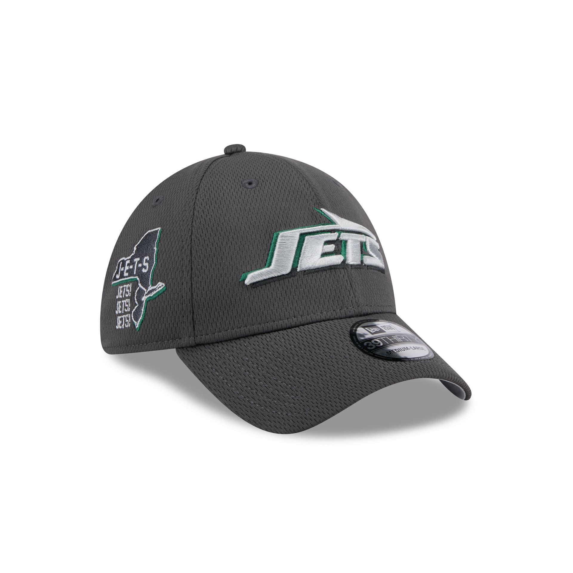 New York Jets 2024 Draft 39THIRTY Stretch Fit Hat New Era Cap