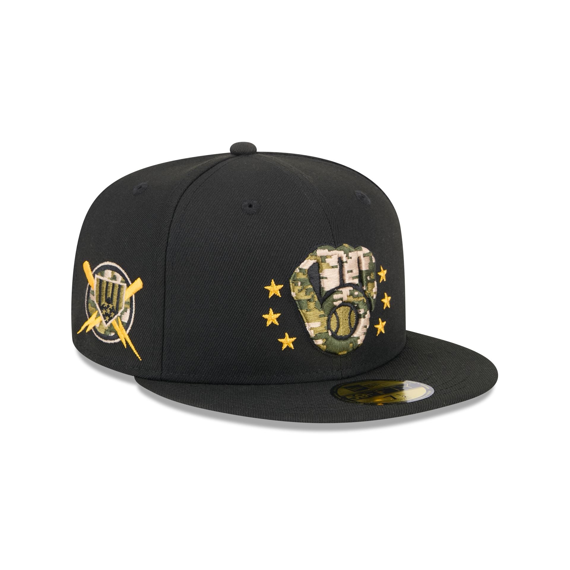 Milwaukee Brewers Armed Forces Day 2024 59FIFTY Fitted Hat New Era Cap