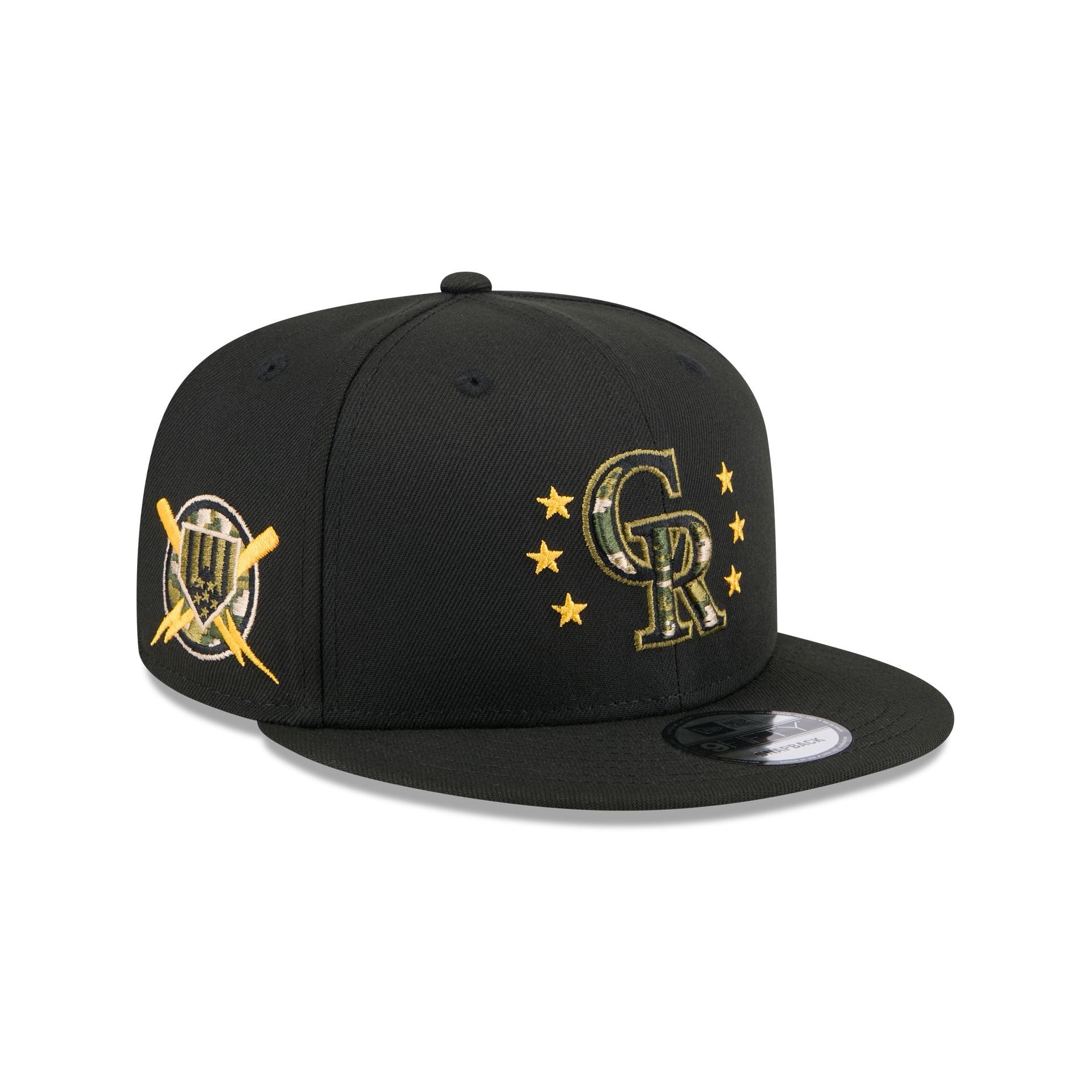 Colorado Rockies Armed Forces Day 2024 9FIFTY Snapback Hat New Era Cap