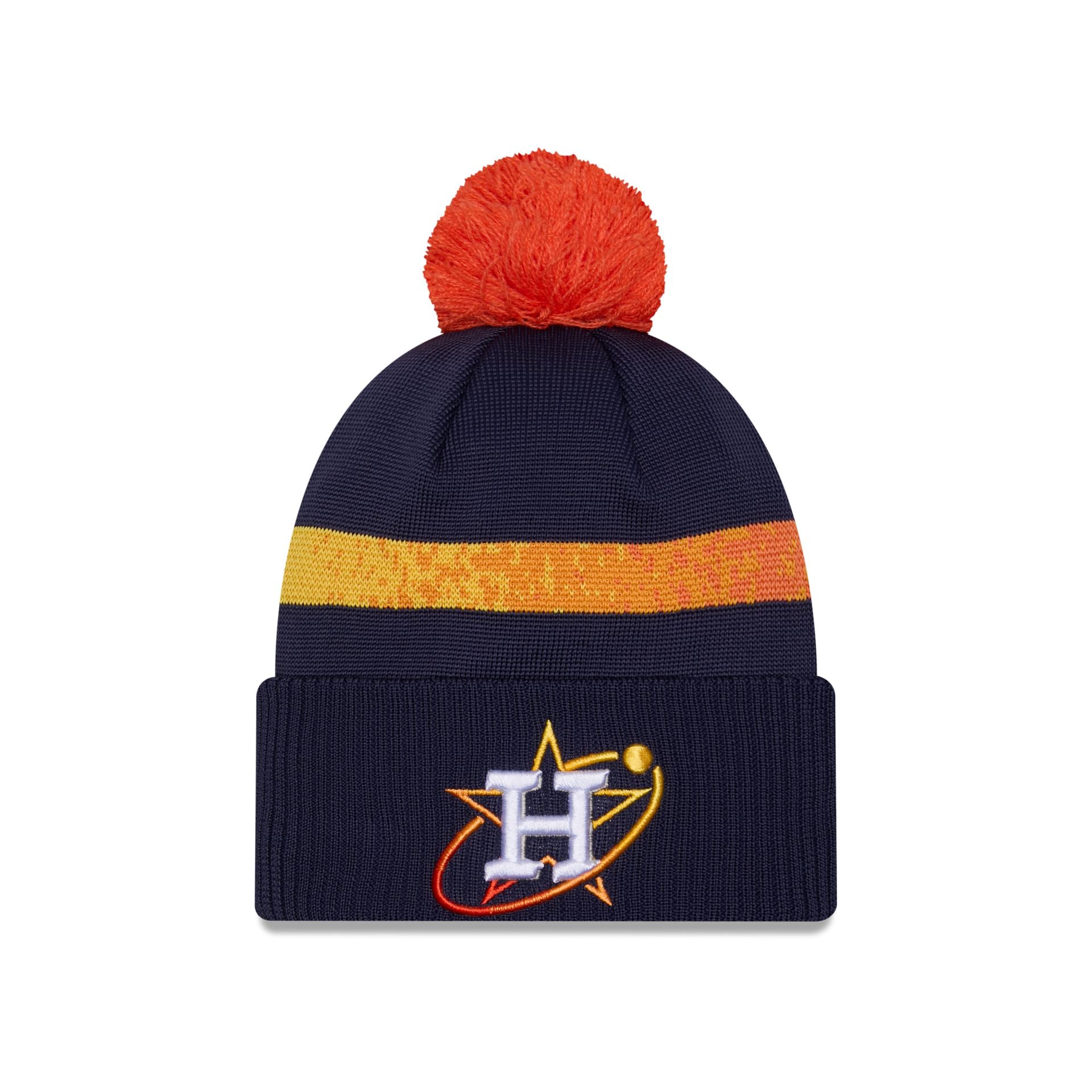 Houston Astros City Connect Pom Knit Hat New Era Cap