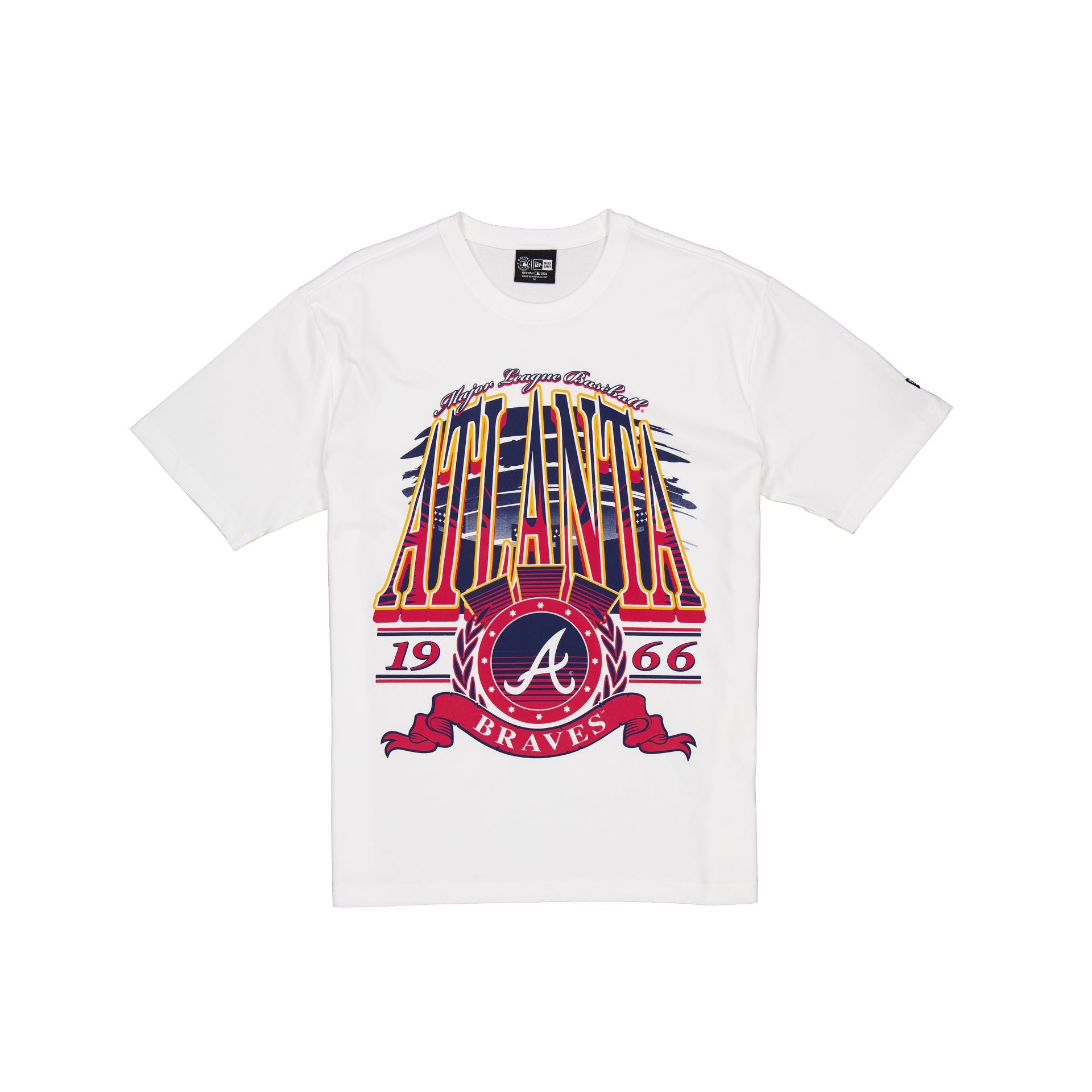 Atlanta braves white t shirt online