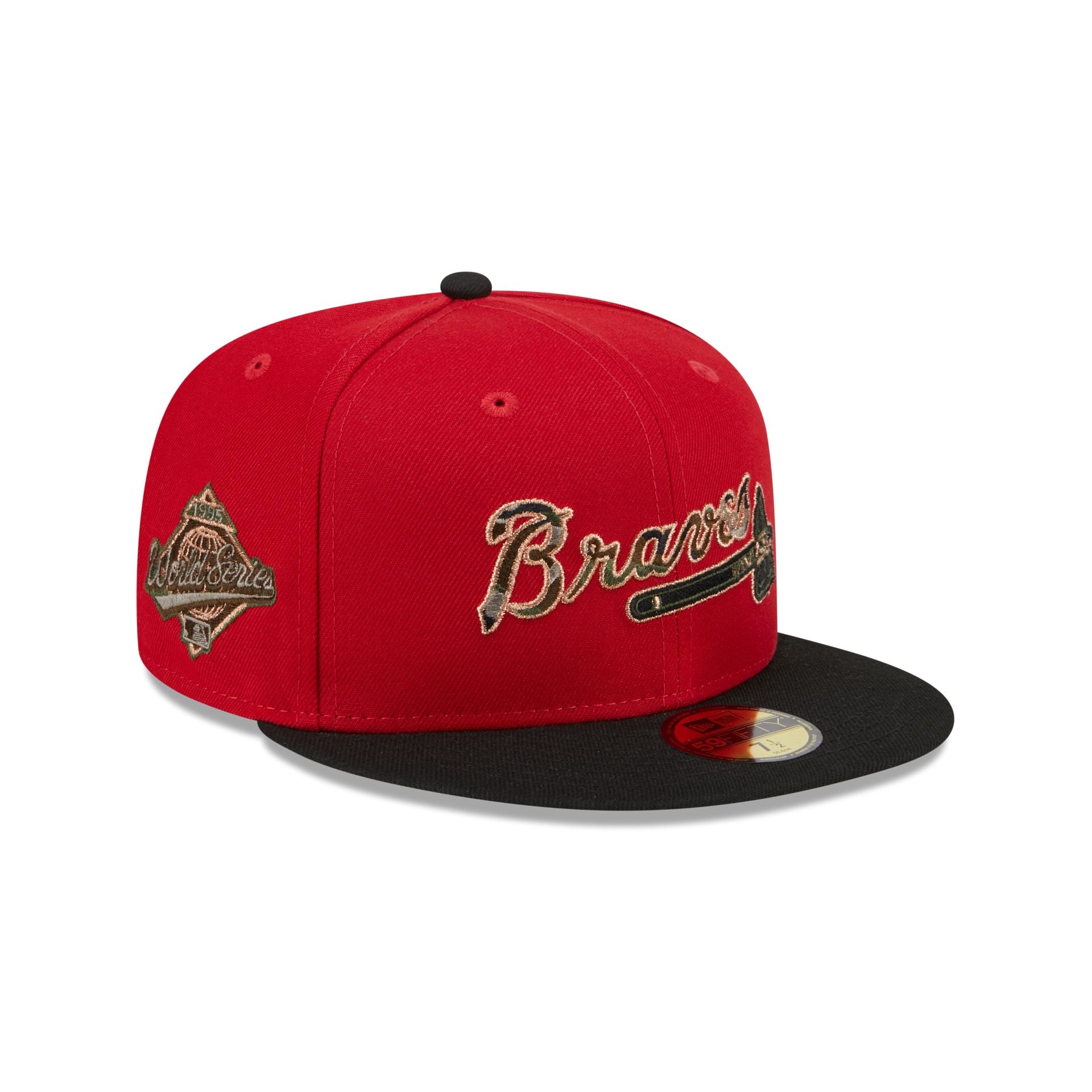 Atlanta Braves Camo Hat MLB NEW Snap Back Adjustable