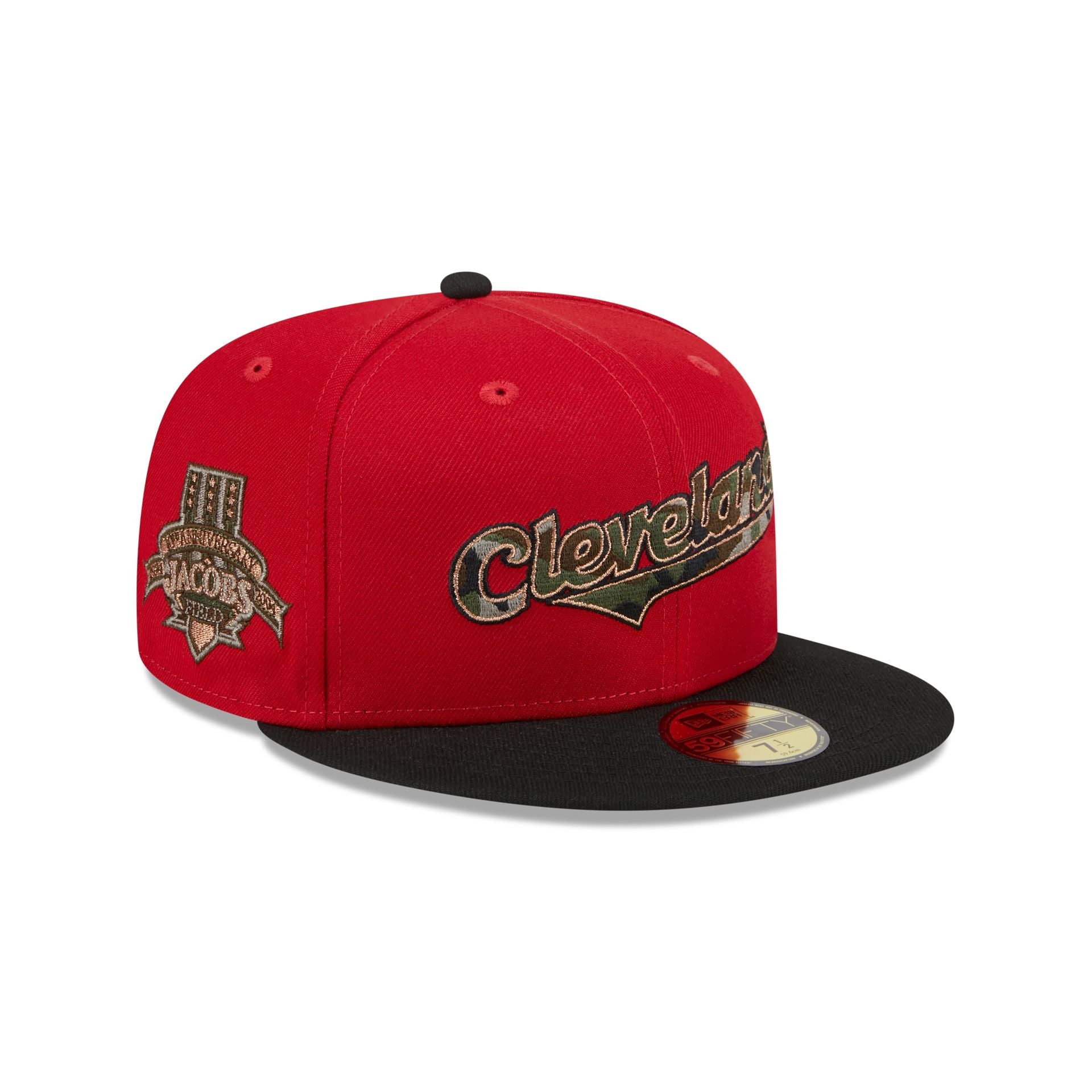 Cleveland Indians Fitted New Era 59FIFTY On Field Red Cap Hat