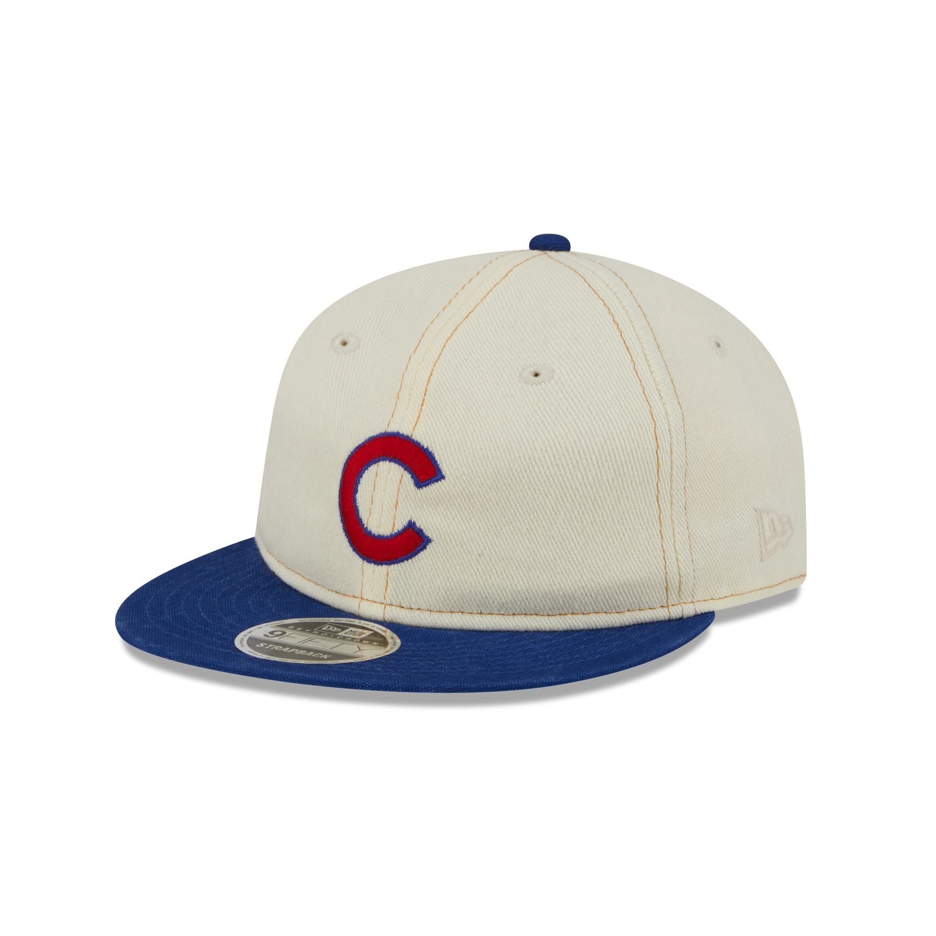 Chicago Cubs Chrome Denim Retro Crown 9FIFTY Adjustable Hat – New 