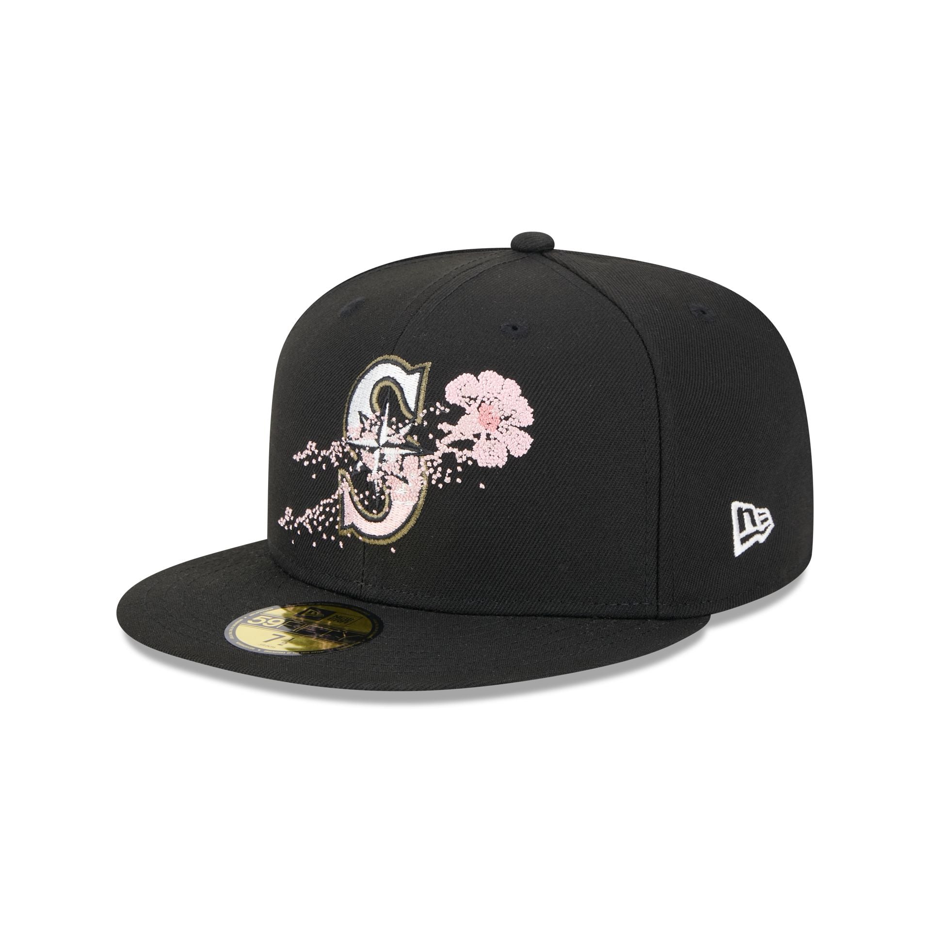 Seattle Mariners Dotted Floral 59FIFTY Fitted Hat New Era Cap