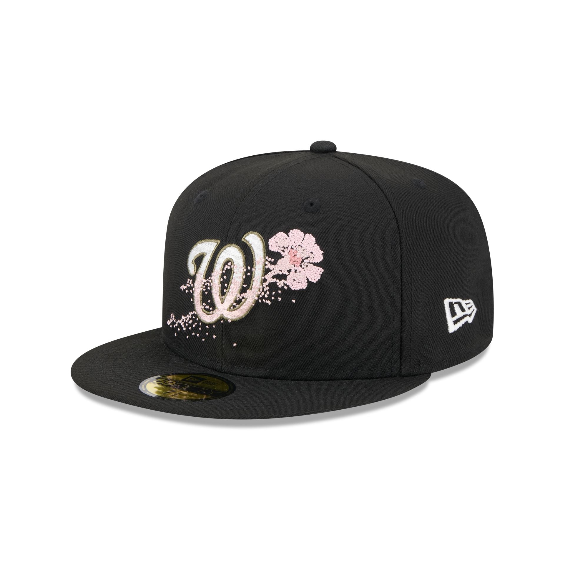 Washington Nationals Dotted Floral 59FIFTY Fitted Hat New Era Cap