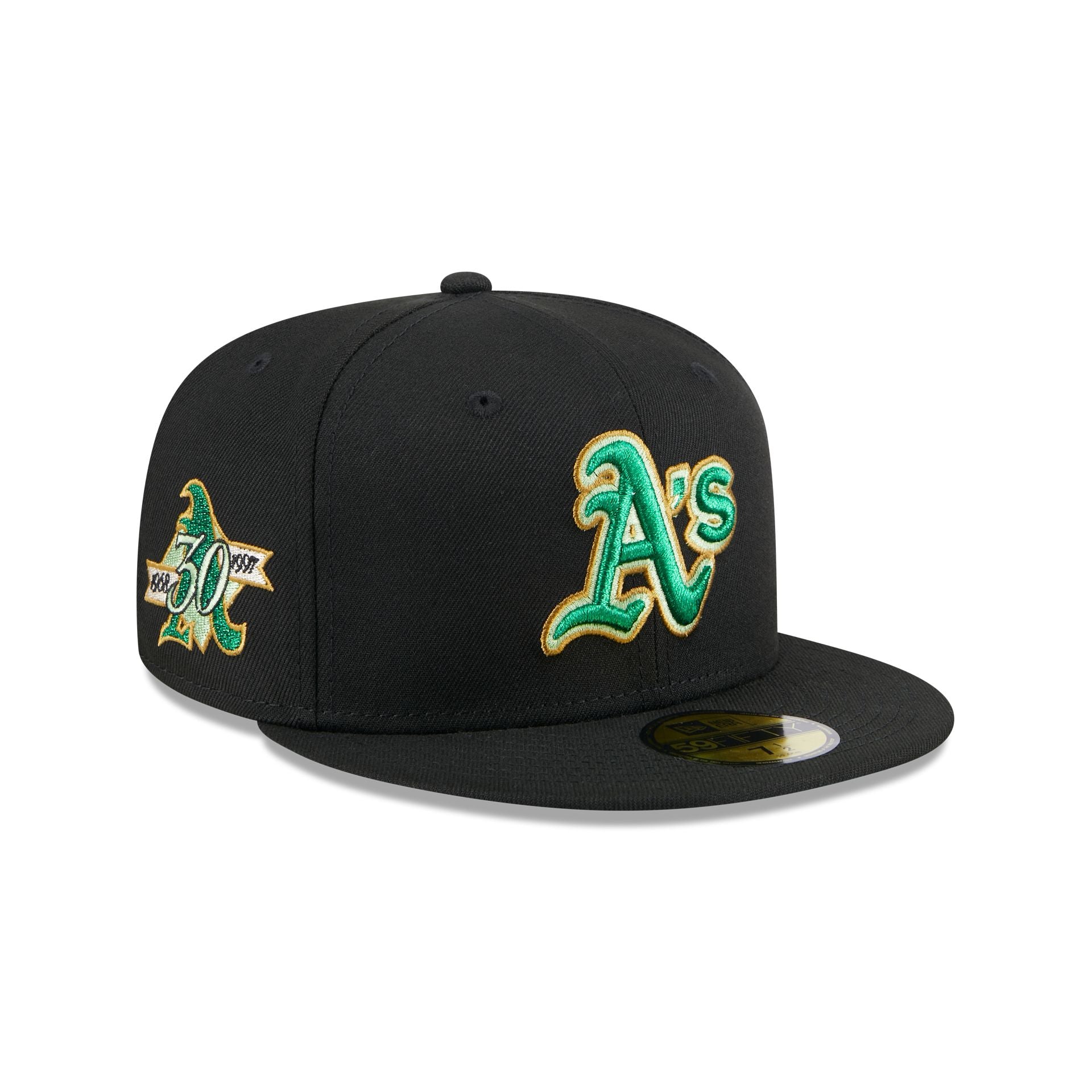 Oakland Athletics Metallic Green Pop 59FIFTY Fitted Hat – New Era Cap