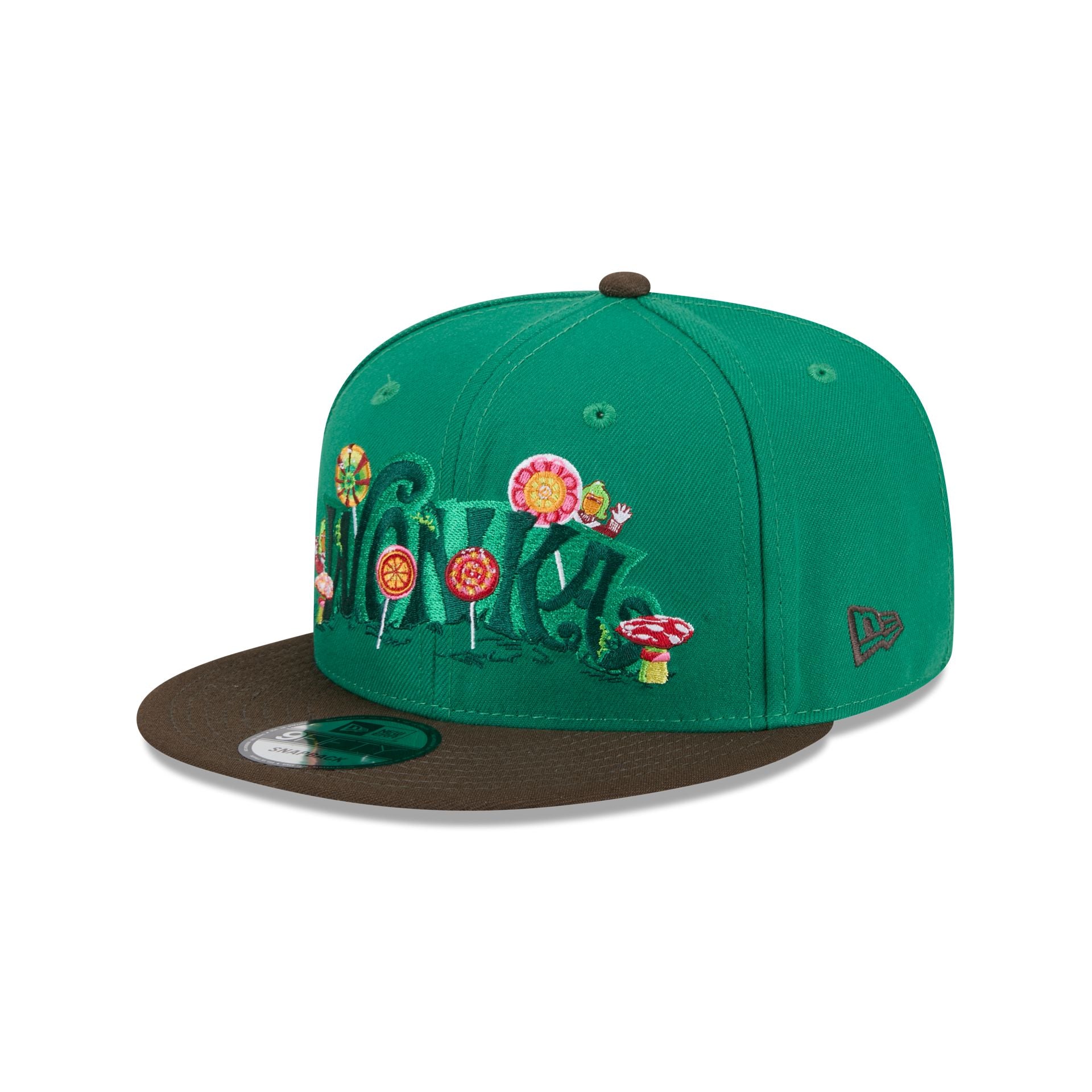 Willy Wonka 9FIFTY Snapback Hat Green by New Era