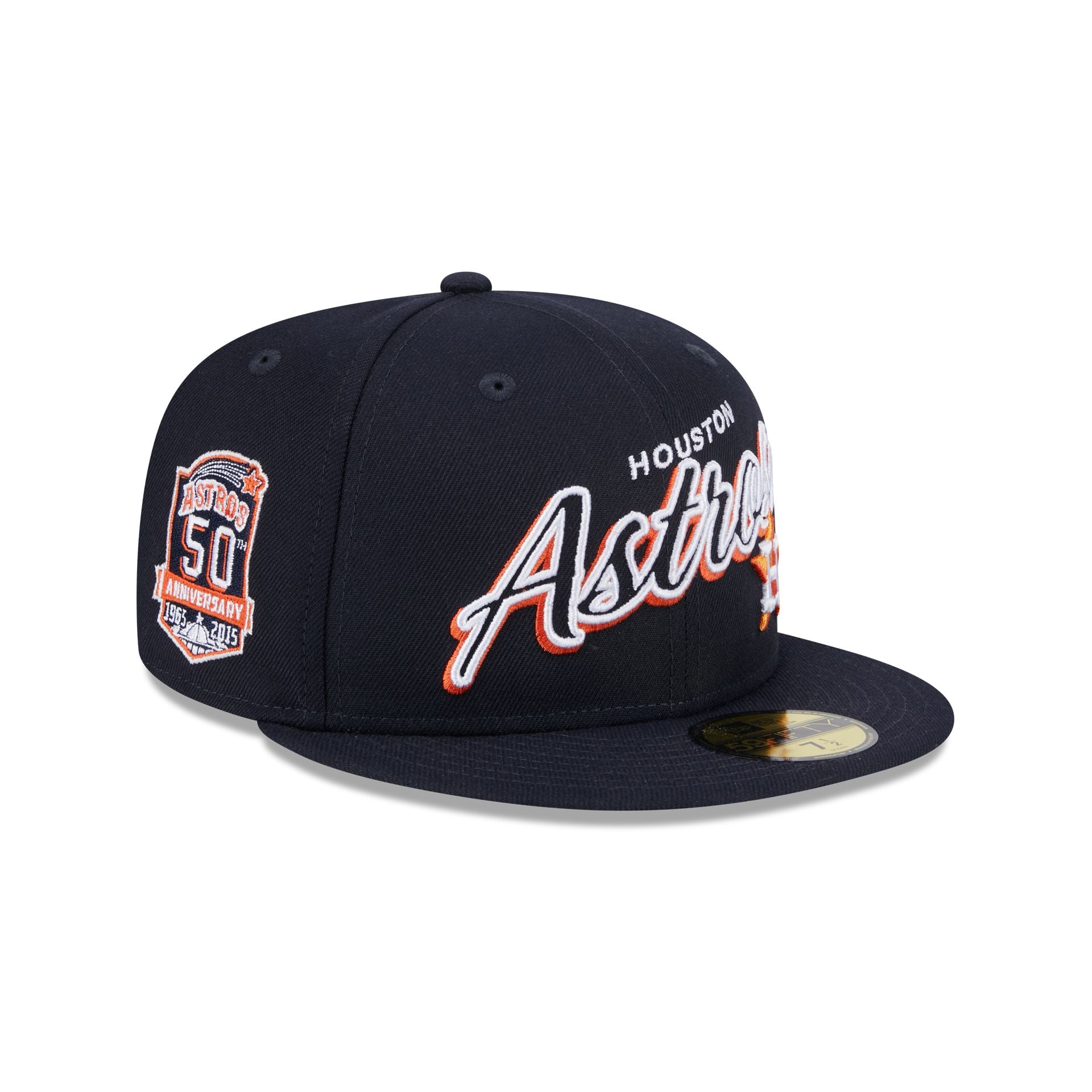 New Era Exclusive Houston Astros Script purchases Billboard 5950 Fitted Hat w/ Pin