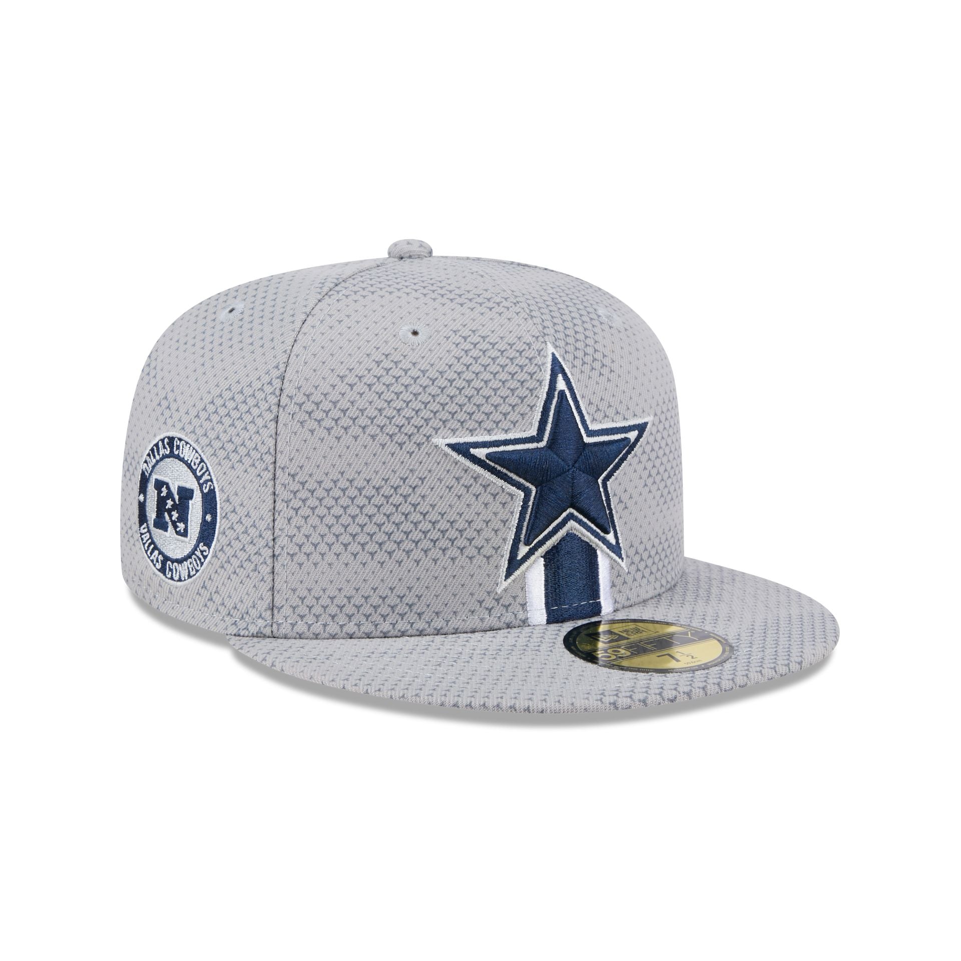 Dallas Cowboys 2024 Sideline Gray 59FIFTY Fitted Hat New Era Cap