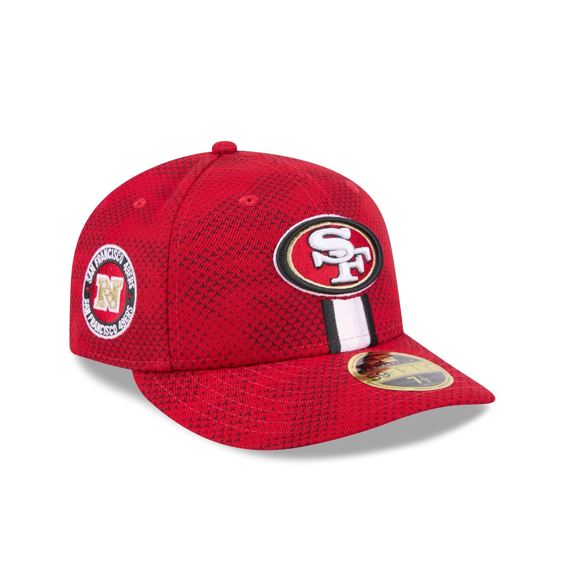 San Francisco 49ers 2024 Sideline Low Profile 59FIFTY Fitted Hat