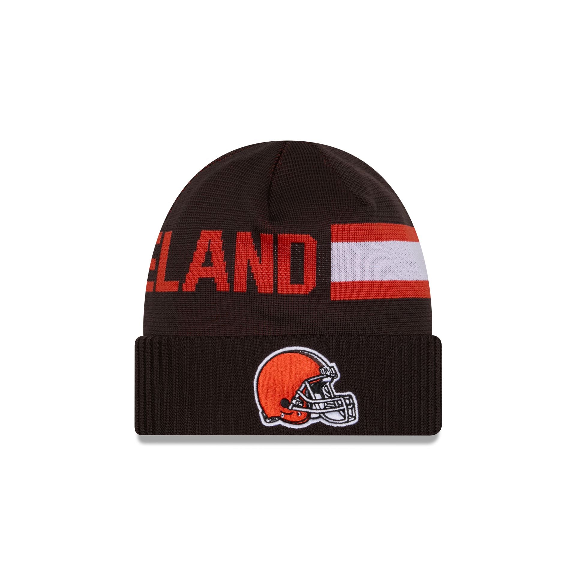 Cleveland Browns 2024 Cold Weather Tech Knit Beanie New Era Cap