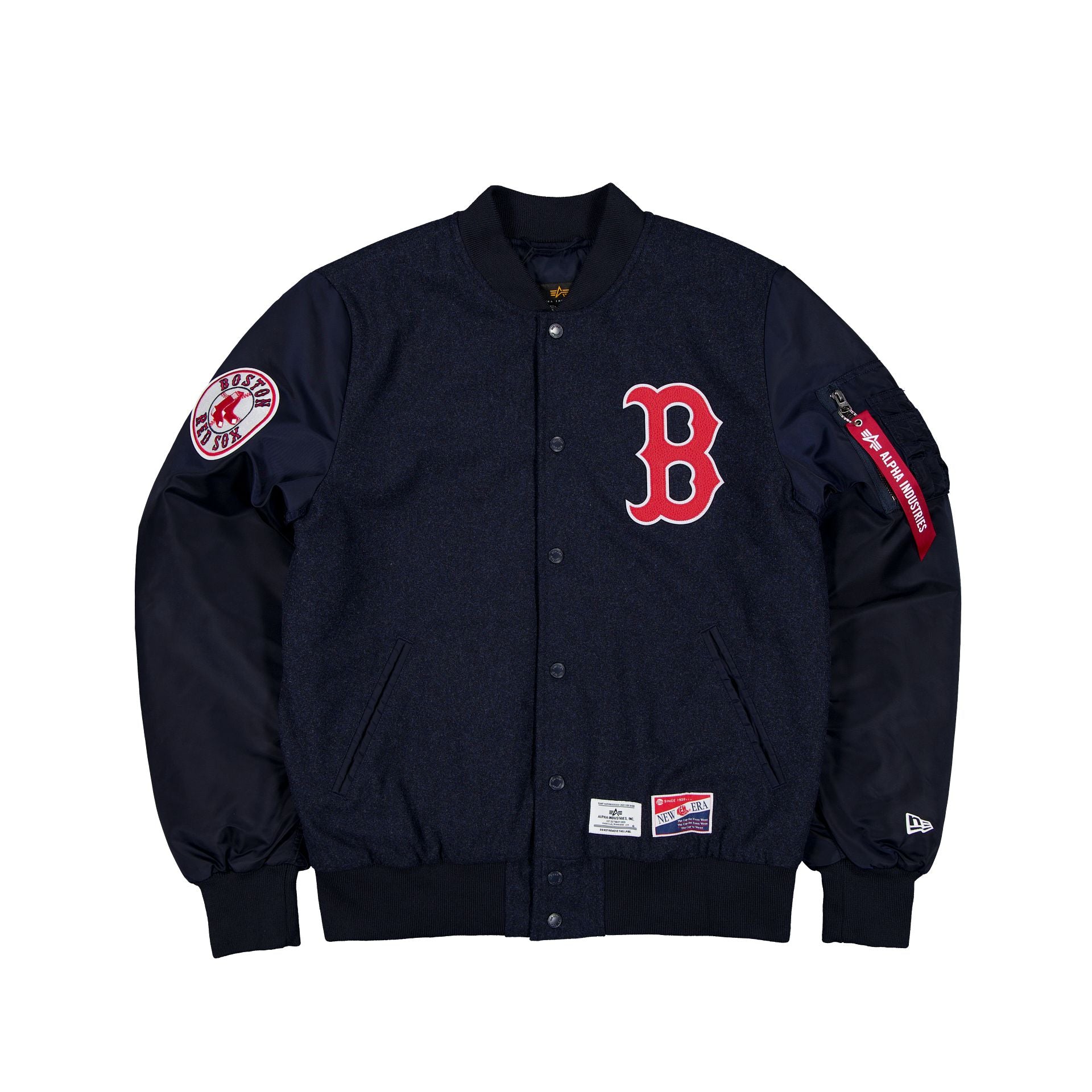 Alpha Industries x Boston Red Sox MA-1 Wool Varsity Jacket – New Era Cap