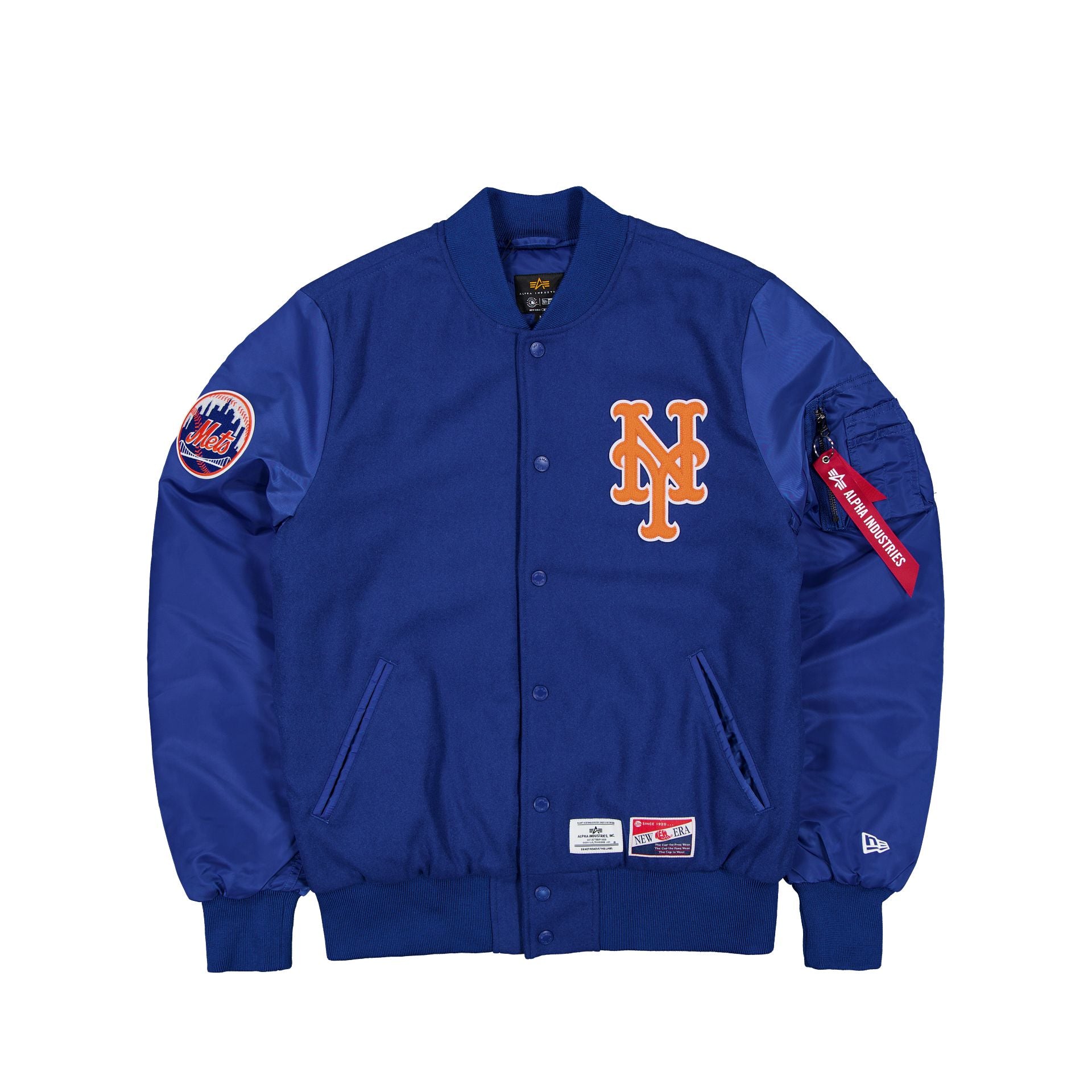 Alpha Industries x New York Mets MA-1 Wool Varsity Jacket – New Era Cap