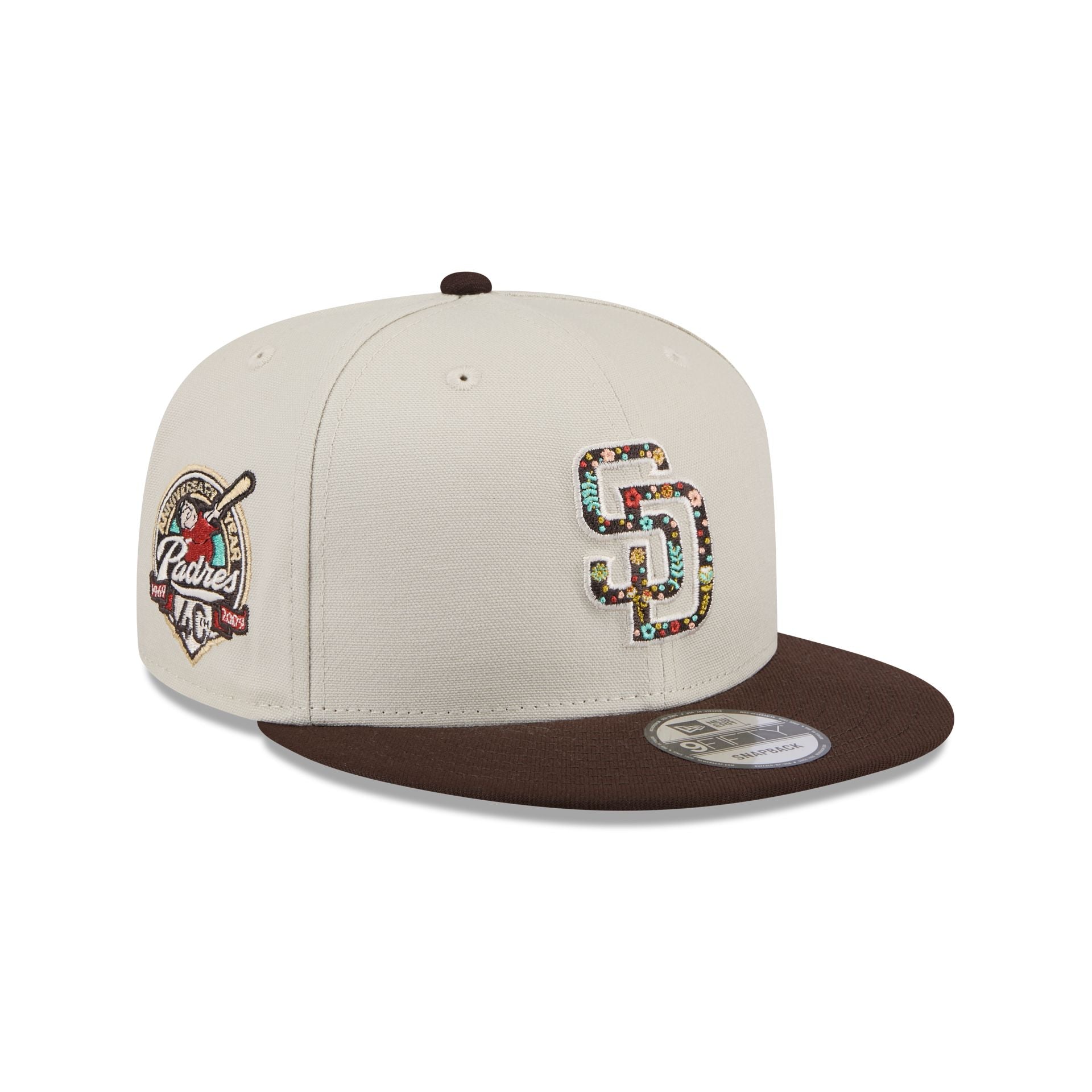 San Diego Padres Floral Fill 9FIFTY Snapback Hat New Era Cap