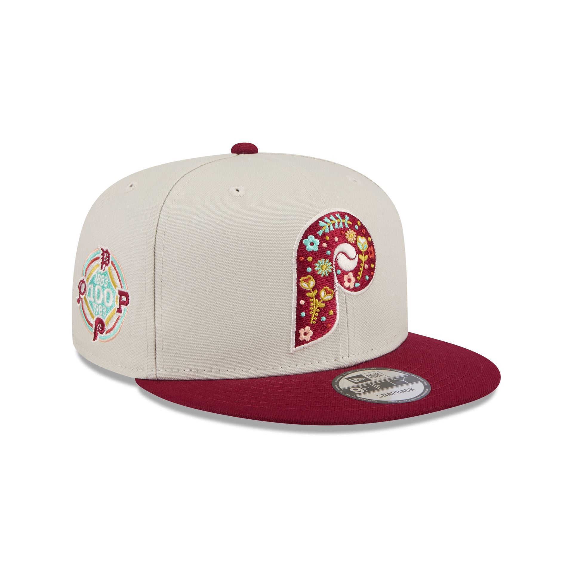 Philadelphia Phillies Floral Fill 9FIFTY Snapback Hat New Era Cap