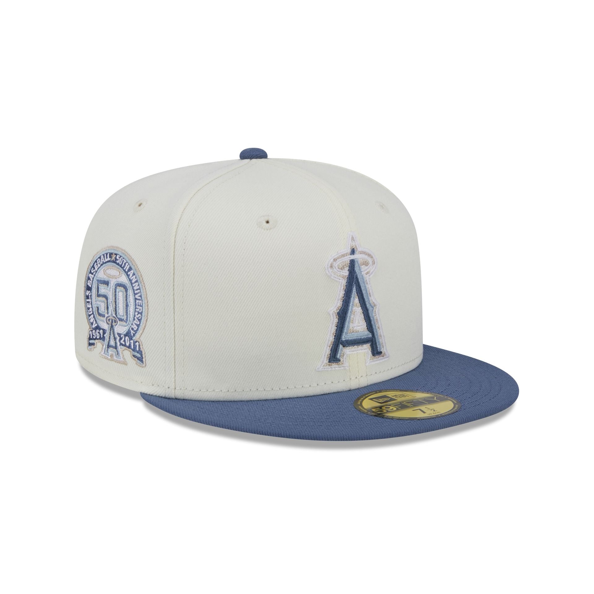 Los Angeles Angels Wavy Chainstitch 59FIFTY Fitted Hat