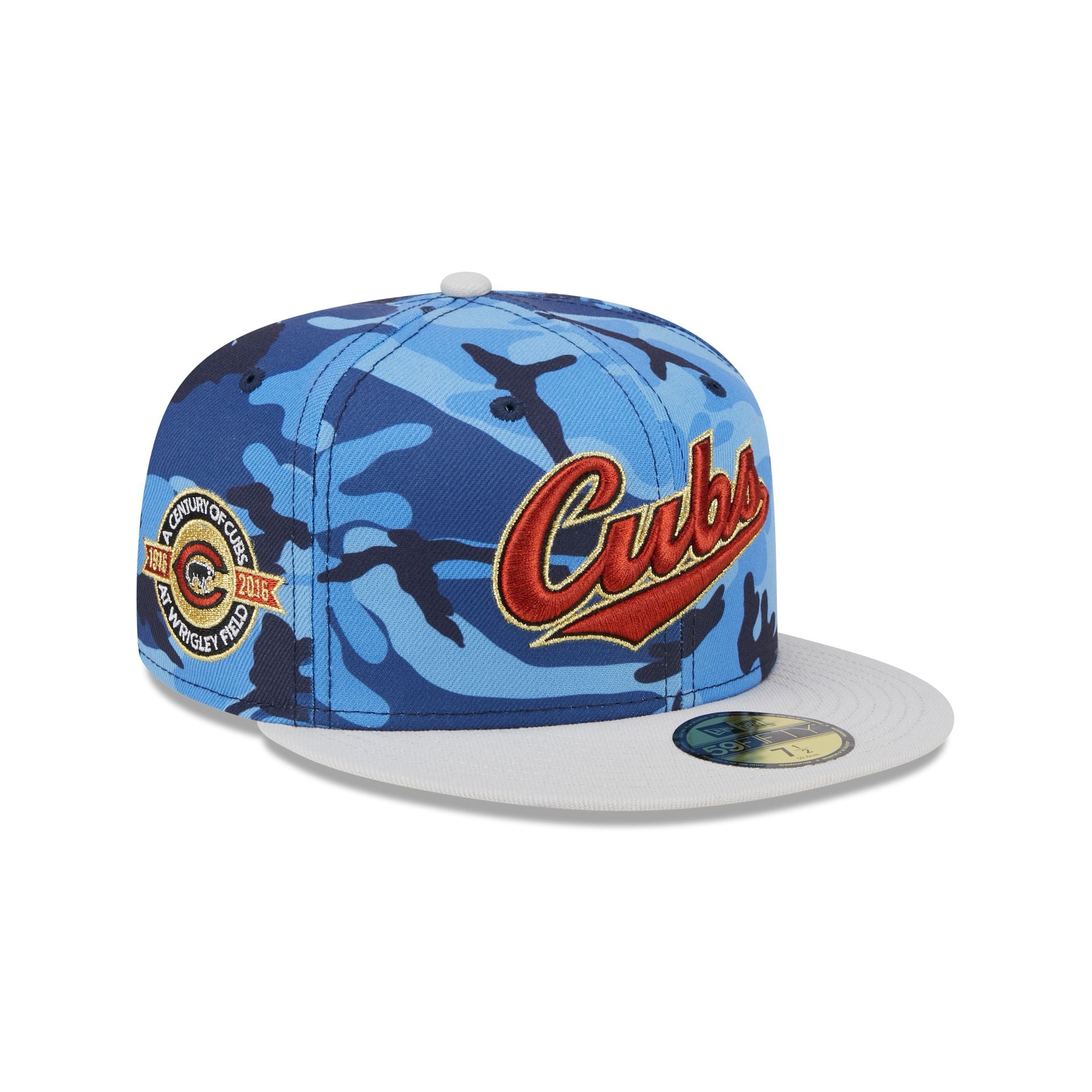 Chicago Cubs Blue Camo 59FIFTY Fitted – New Era Cap