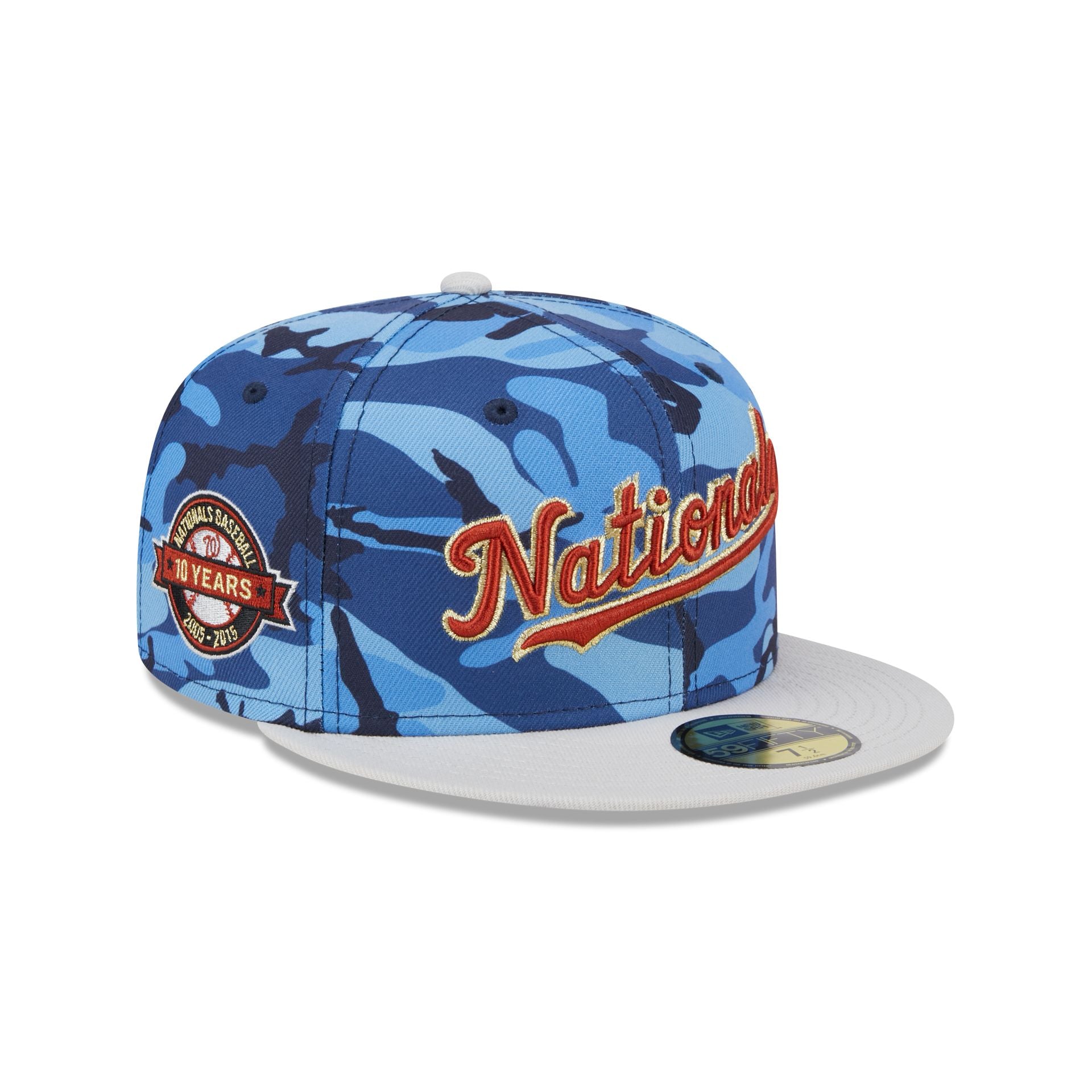 Washington Nationals 10th Anni NBA Crossover Hat 7 deals 1/2