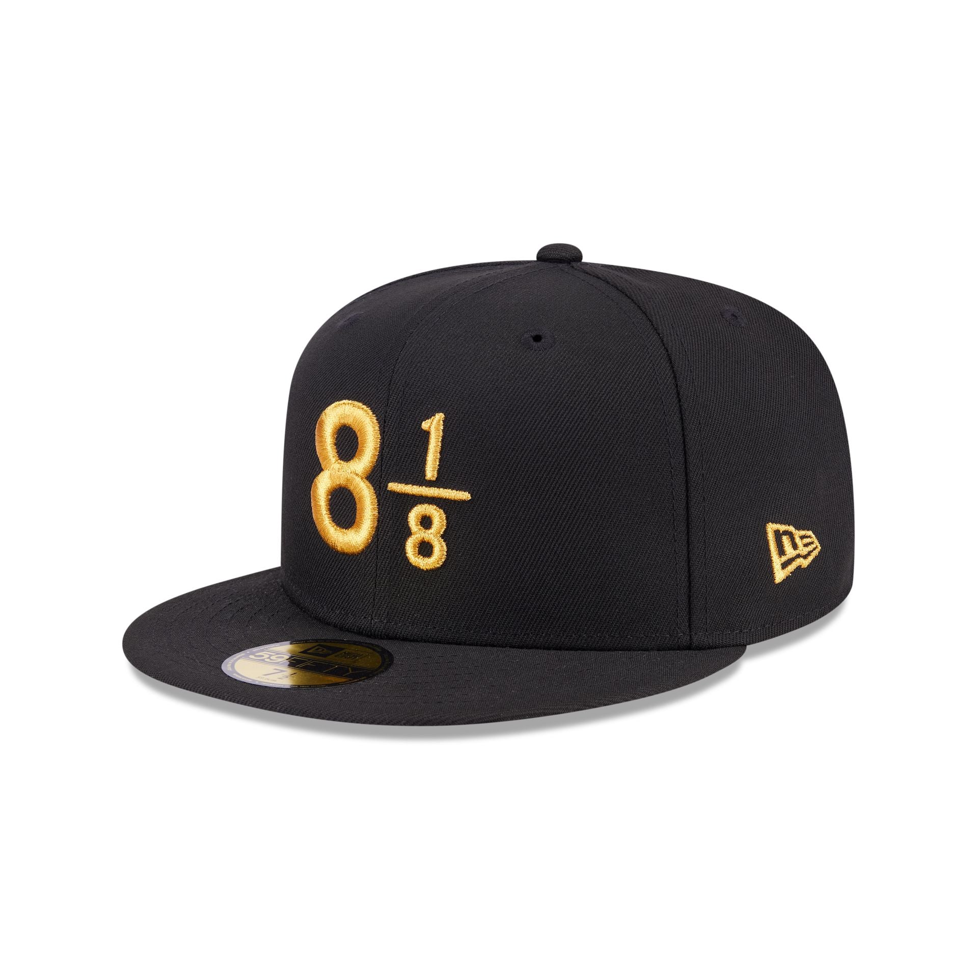 New Era Cap Signature Size Black 59FIFTY Fitted