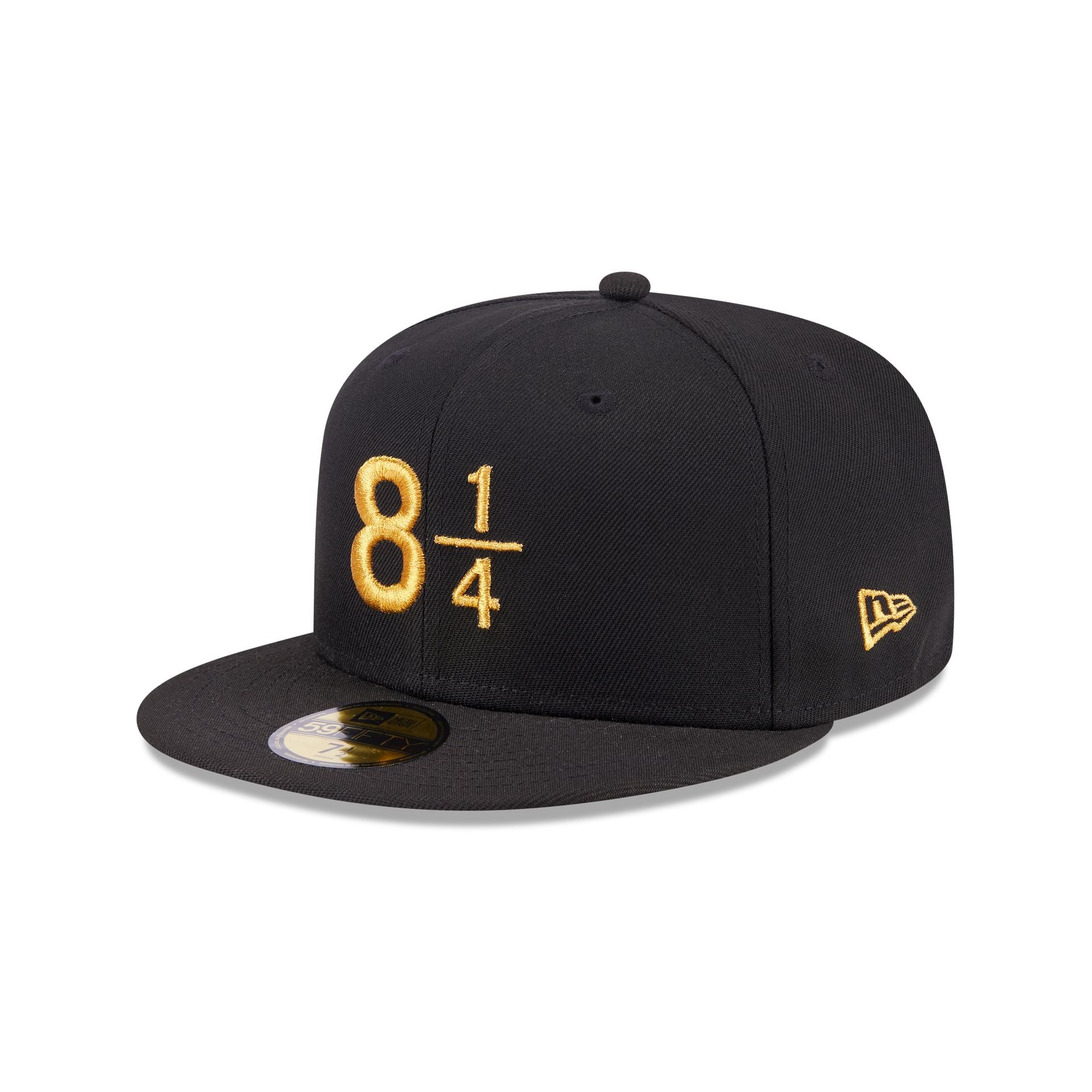 New Era Cap Signature Size 8 1 4 Black 59FIFTY Fitted Hat