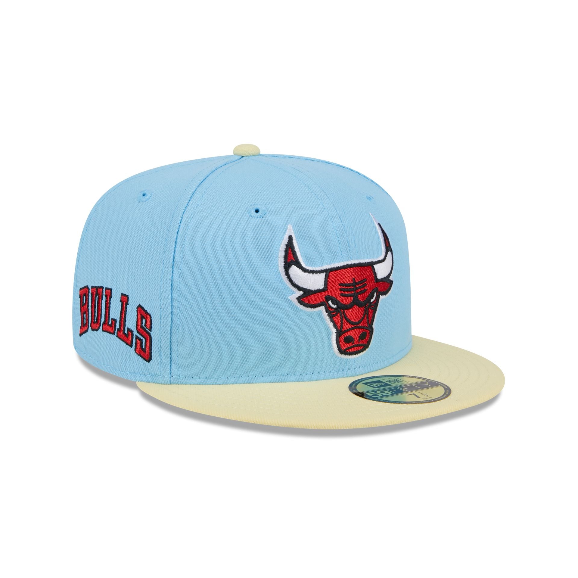 Chicago Bulls Doscientos Blue 59FIFTY Fitted Hat Size 7 5 8 NBA by New Era