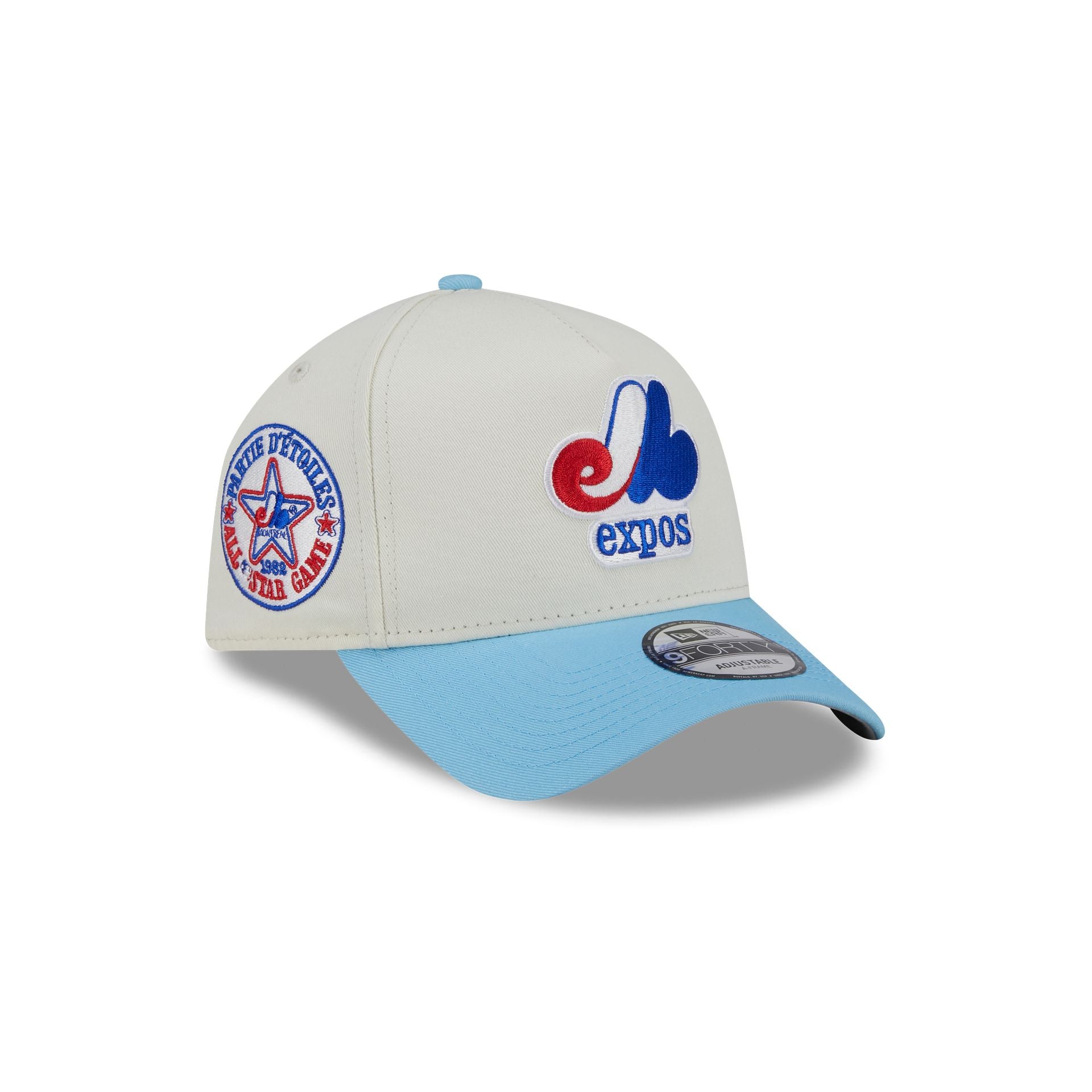 Montreal Expos Chrome White 9FORTY A-Frame Snapback Hat – New Era Cap