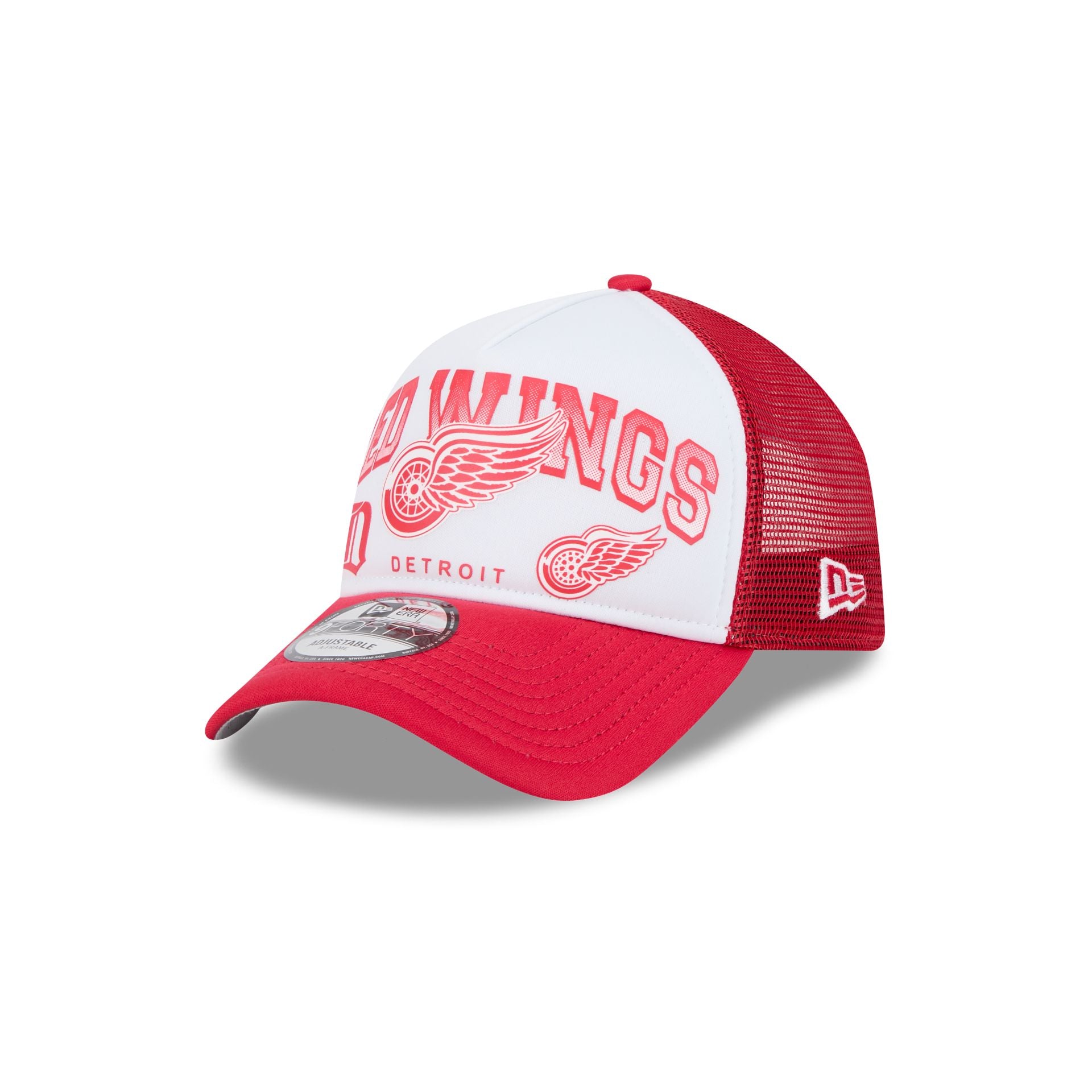 Detroit Red Wings Sport Classics 9FORTY A Frame Trucker Hat by New Era