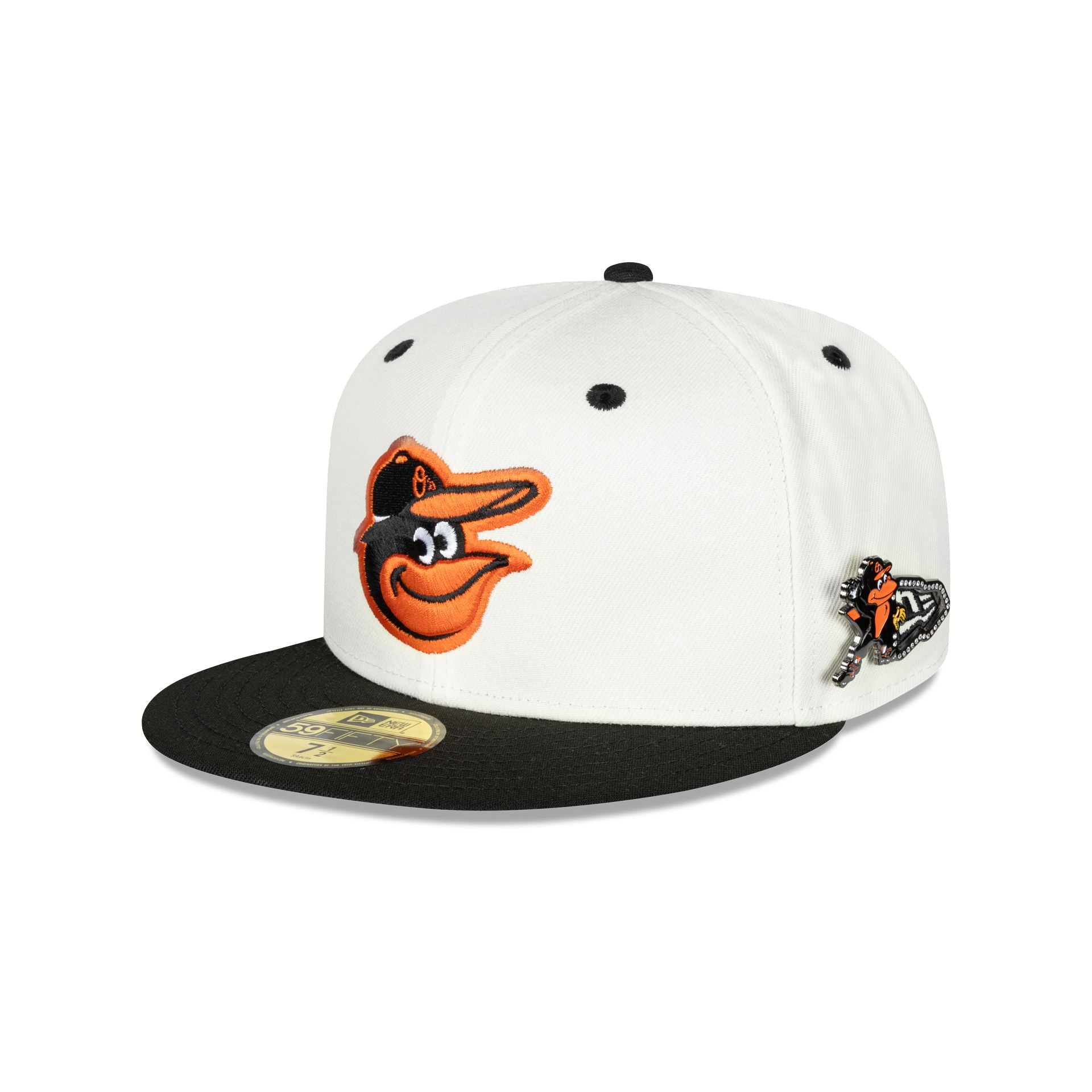 Baltimore Orioles Mascot Pin 59FIFTY Fitted Hat