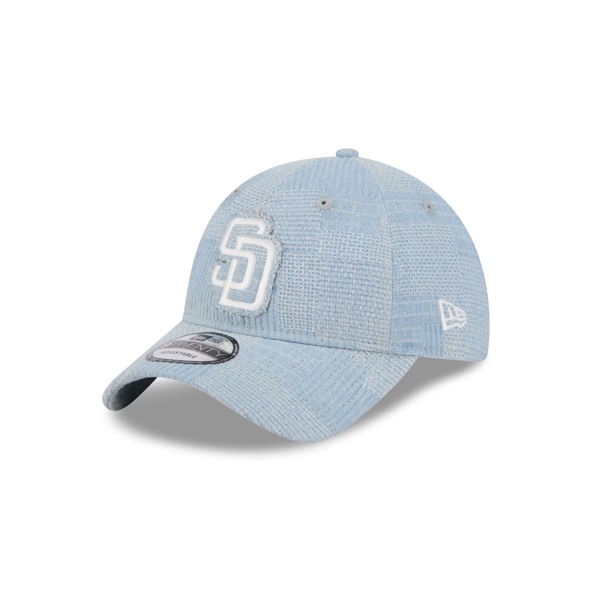 San Diego padres fitted 7 1/8 grey and teal with retailer patch exclusive