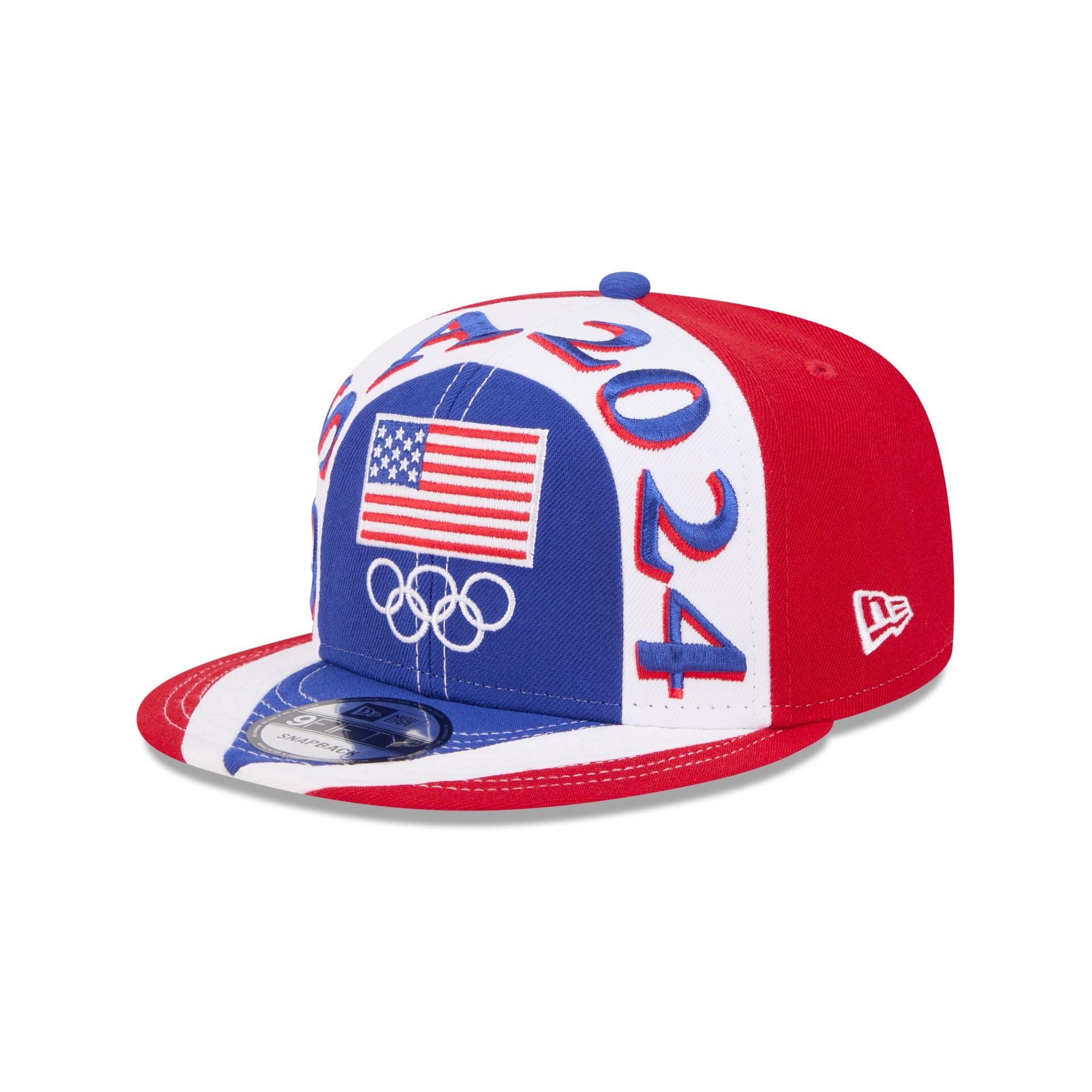 Team USA 2024 Olympics 9FIFTY Snapback Hat New Era Cap