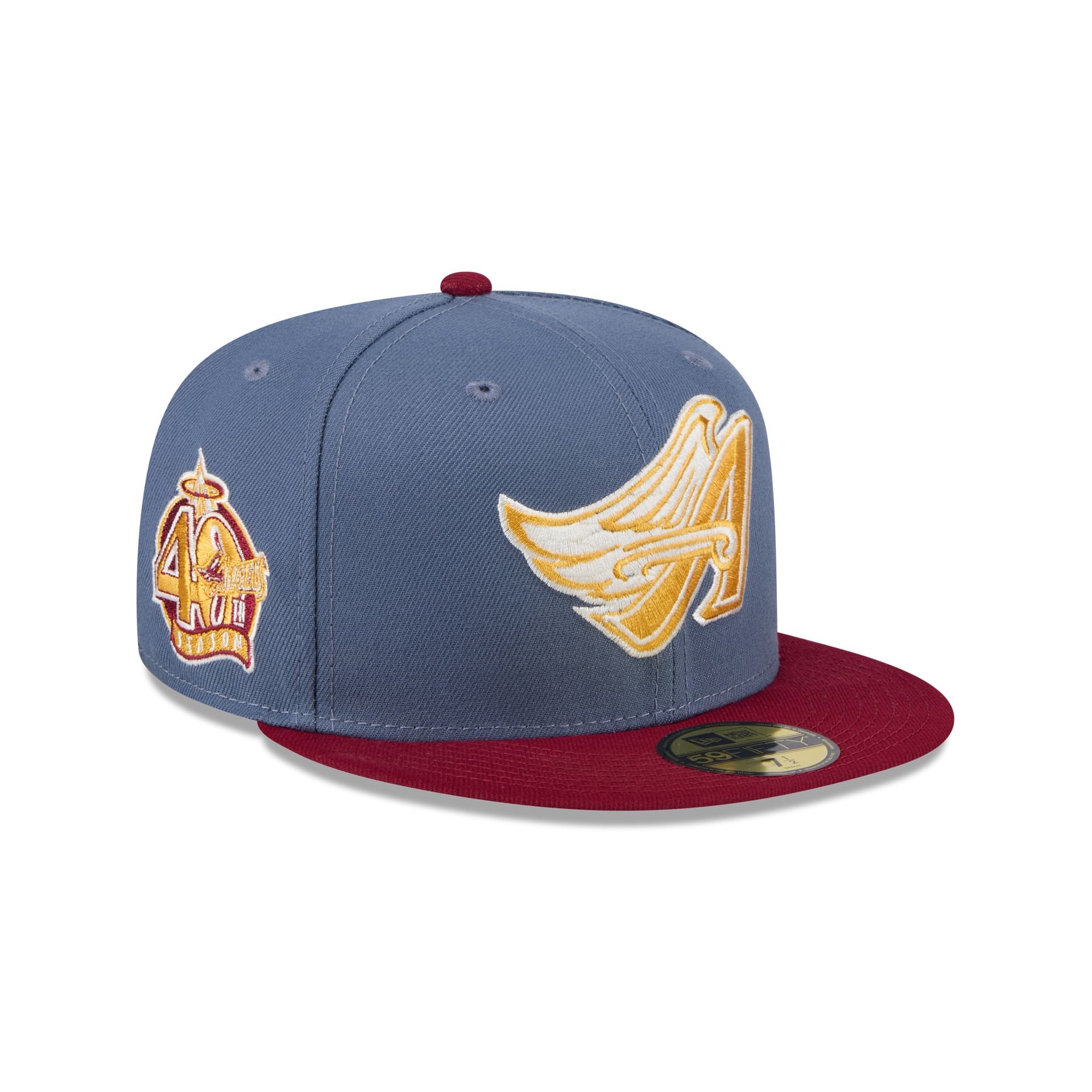 Los Angeles Angels Deep Blue 59FIFTY Fitted Hat – New Era Cap